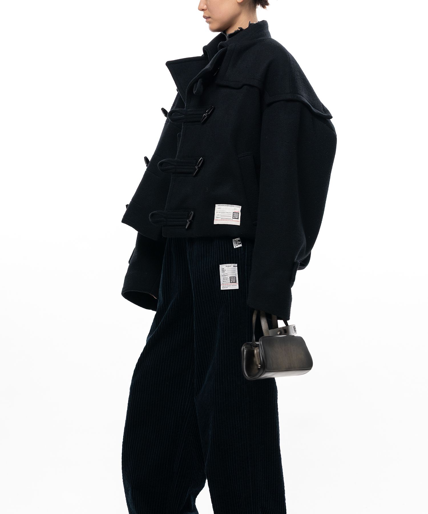 Roll-Up Hem Duffle Coat