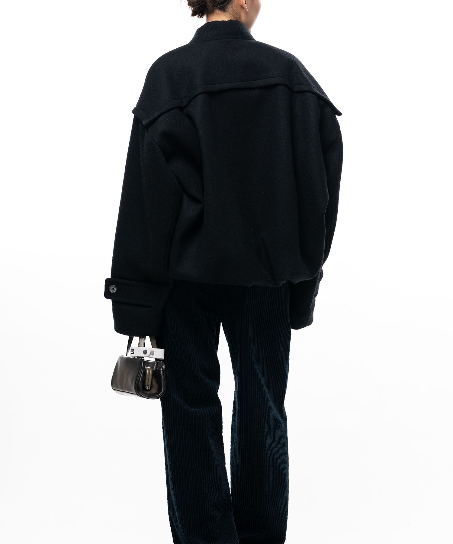 Roll-Up Hem Duffle Coat