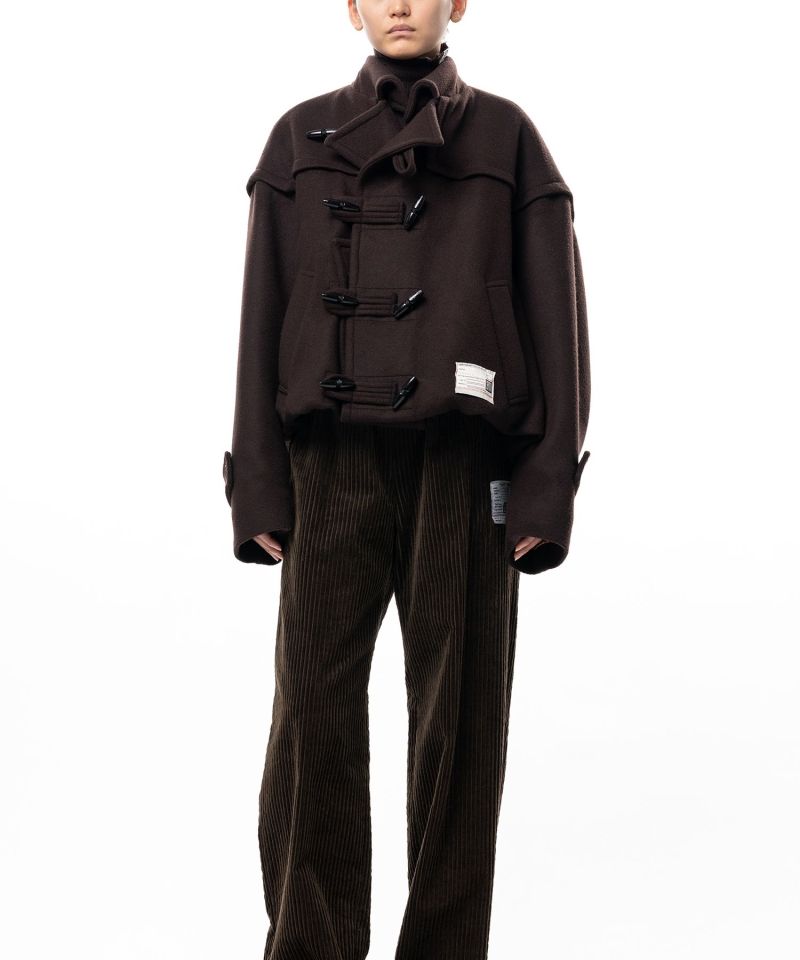 Roll-Up Hem Duffle Coat