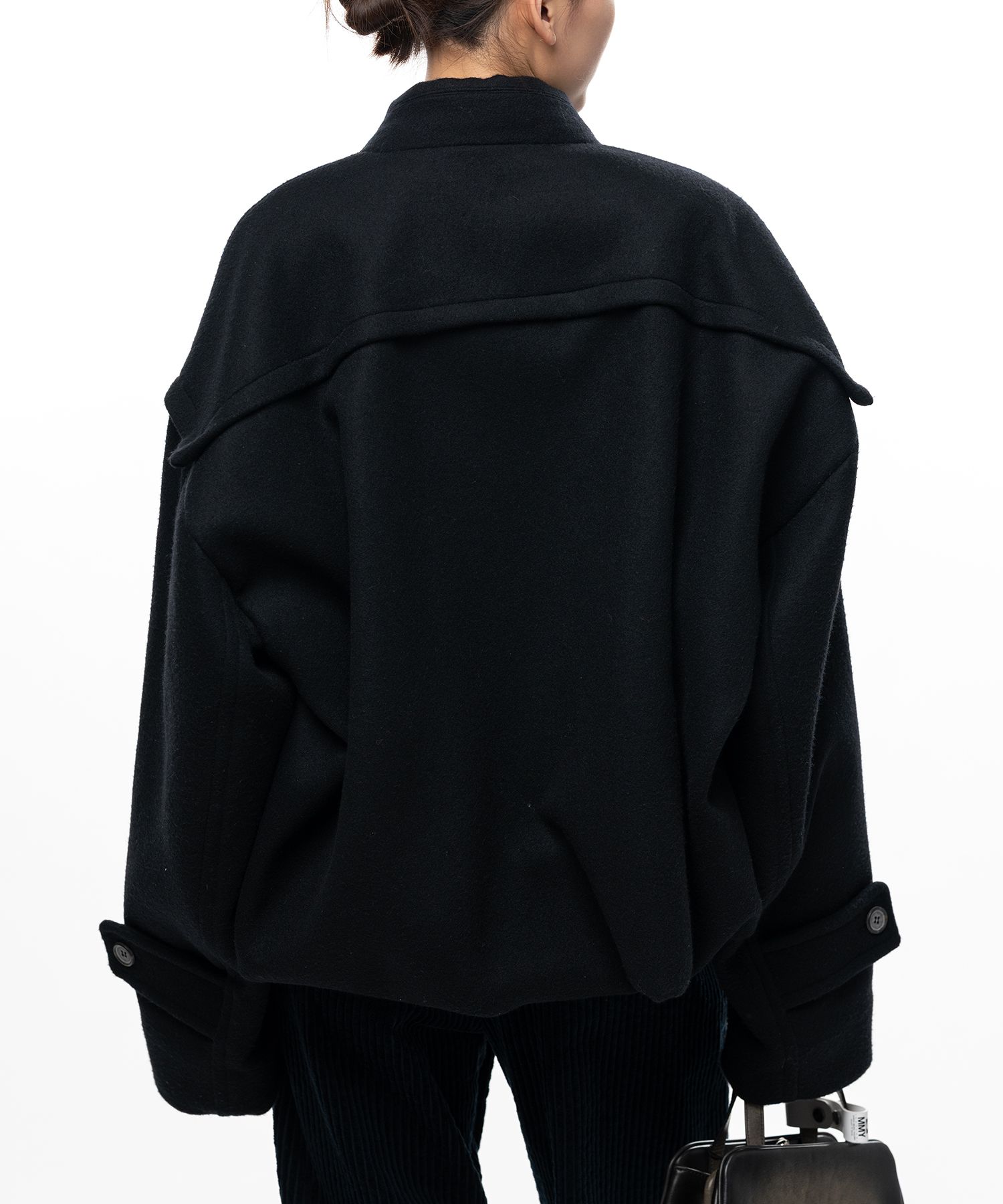 Roll-Up Hem Duffle Coat