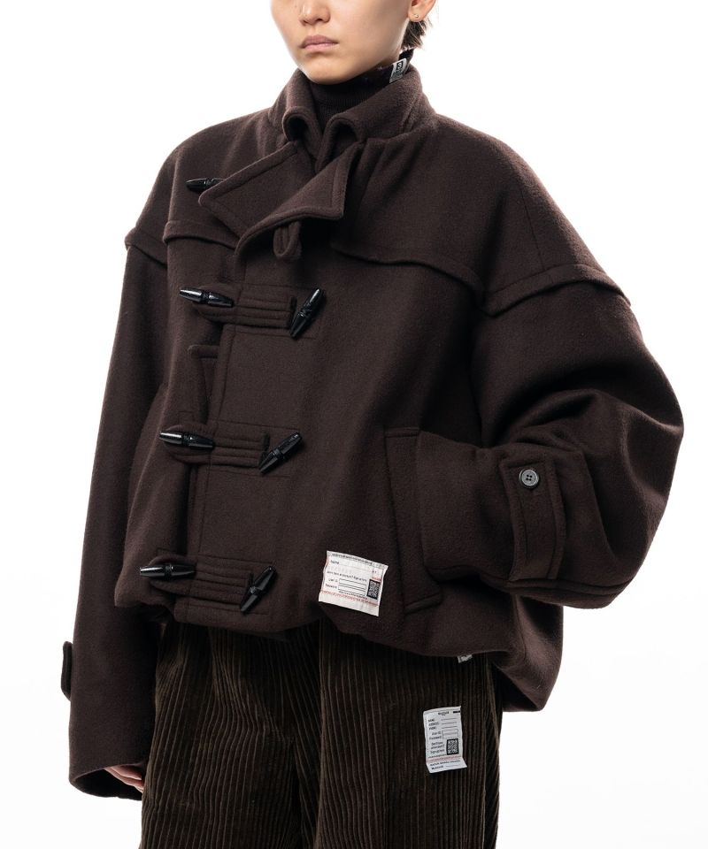 Roll-Up Hem Duffle Coat