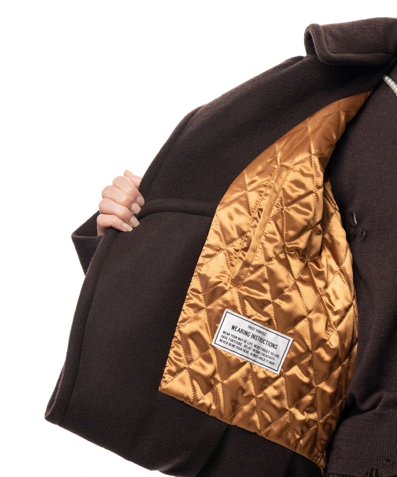 Roll-Up Hem Duffle Coat