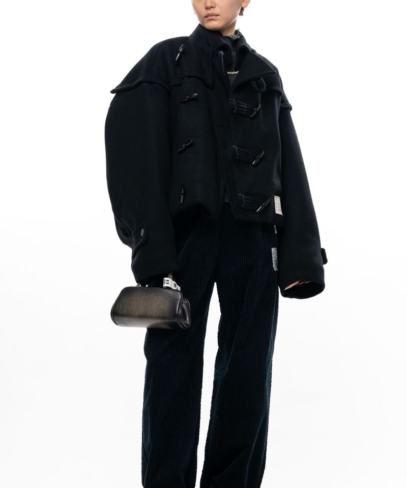 Roll-Up Hem Duffle Coat