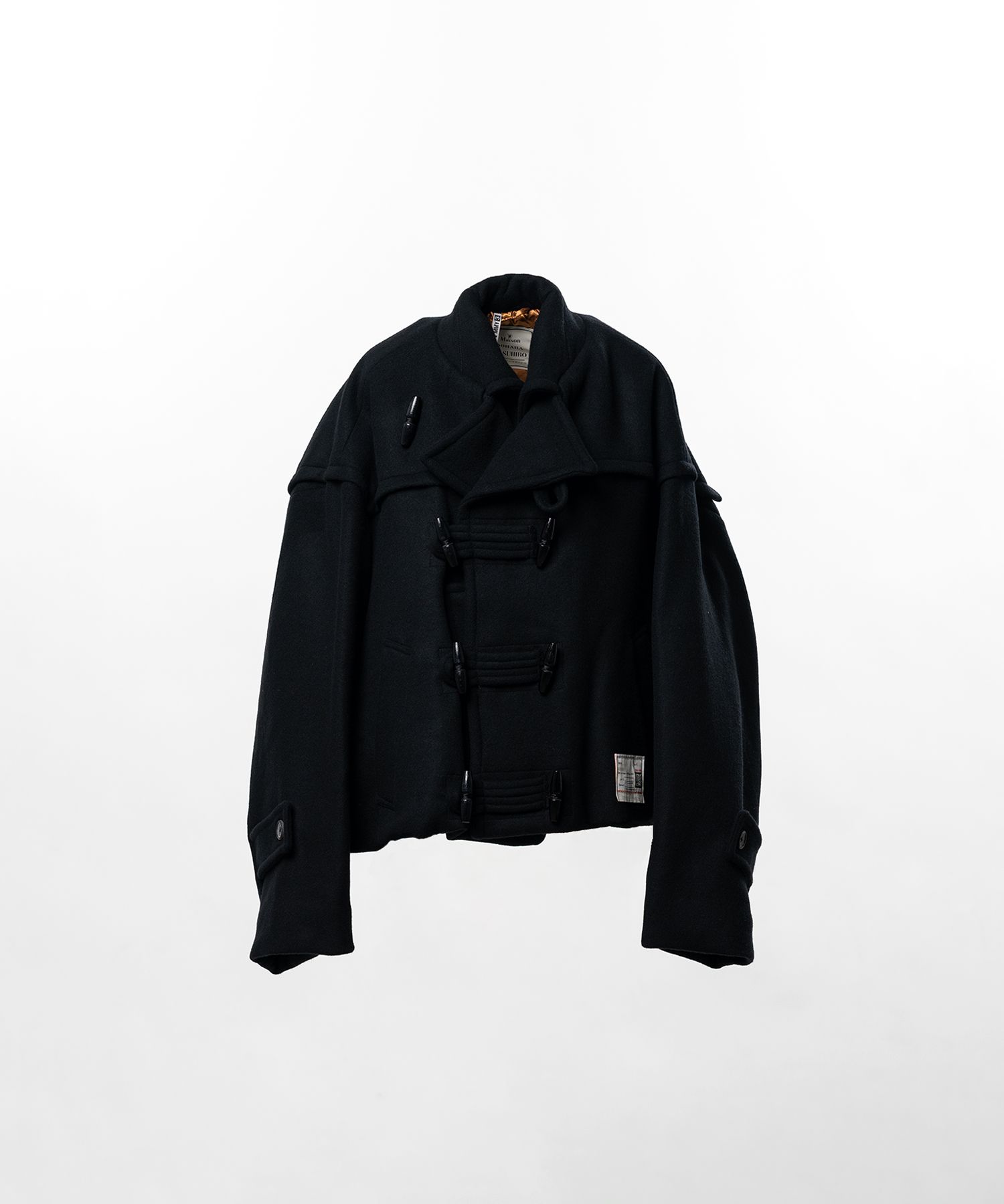 Roll-Up Hem Duffle Coat