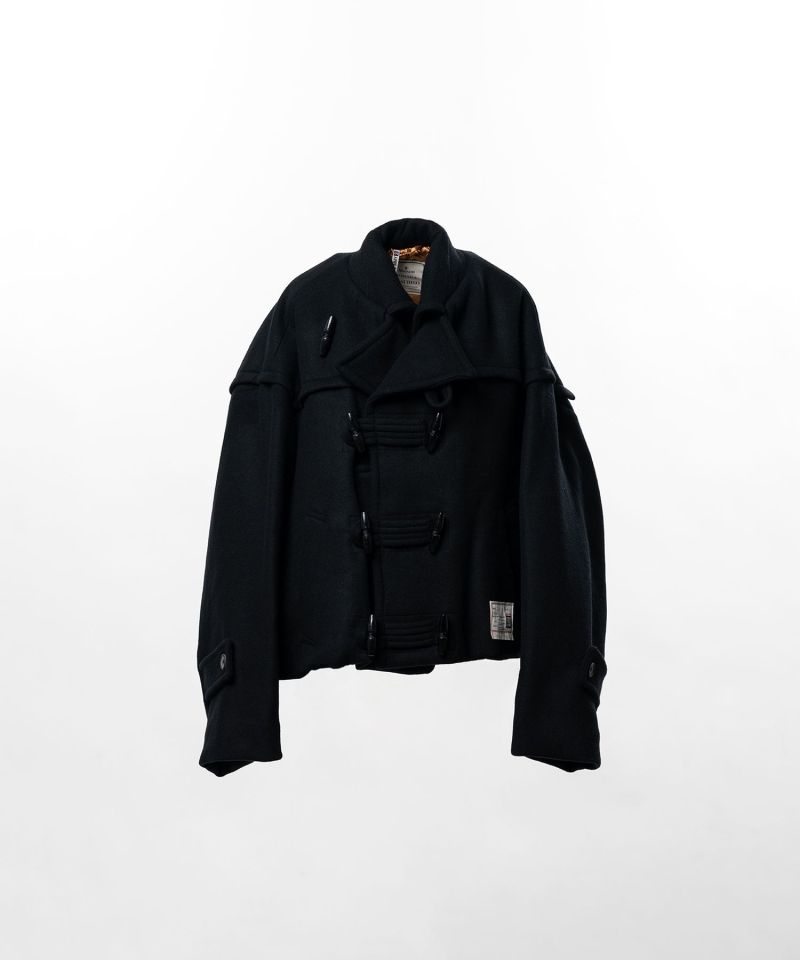 Roll-Up Hem Duffle Coat