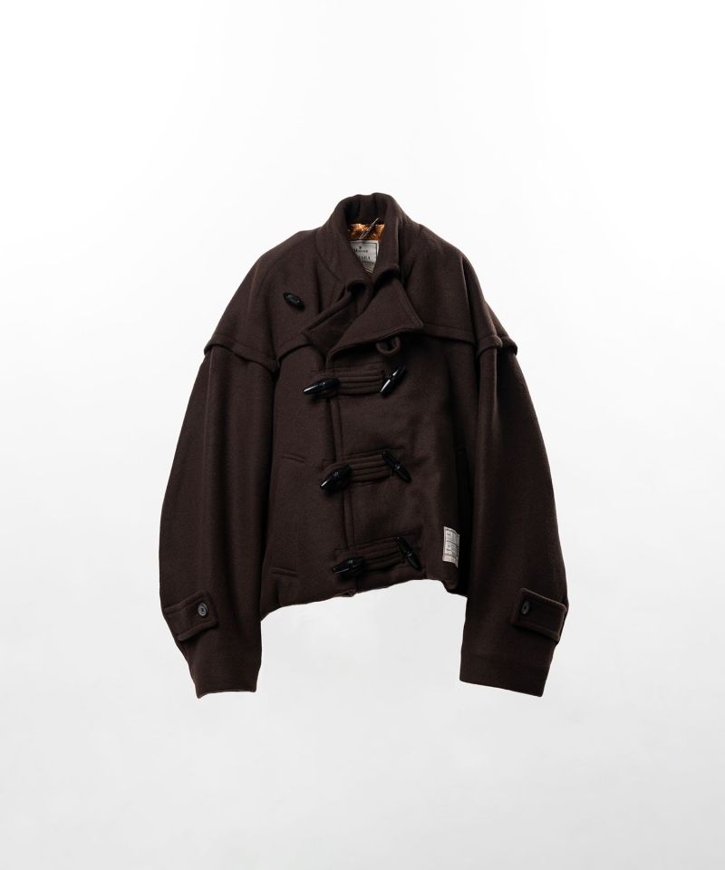 Roll-Up Hem Duffle Coat