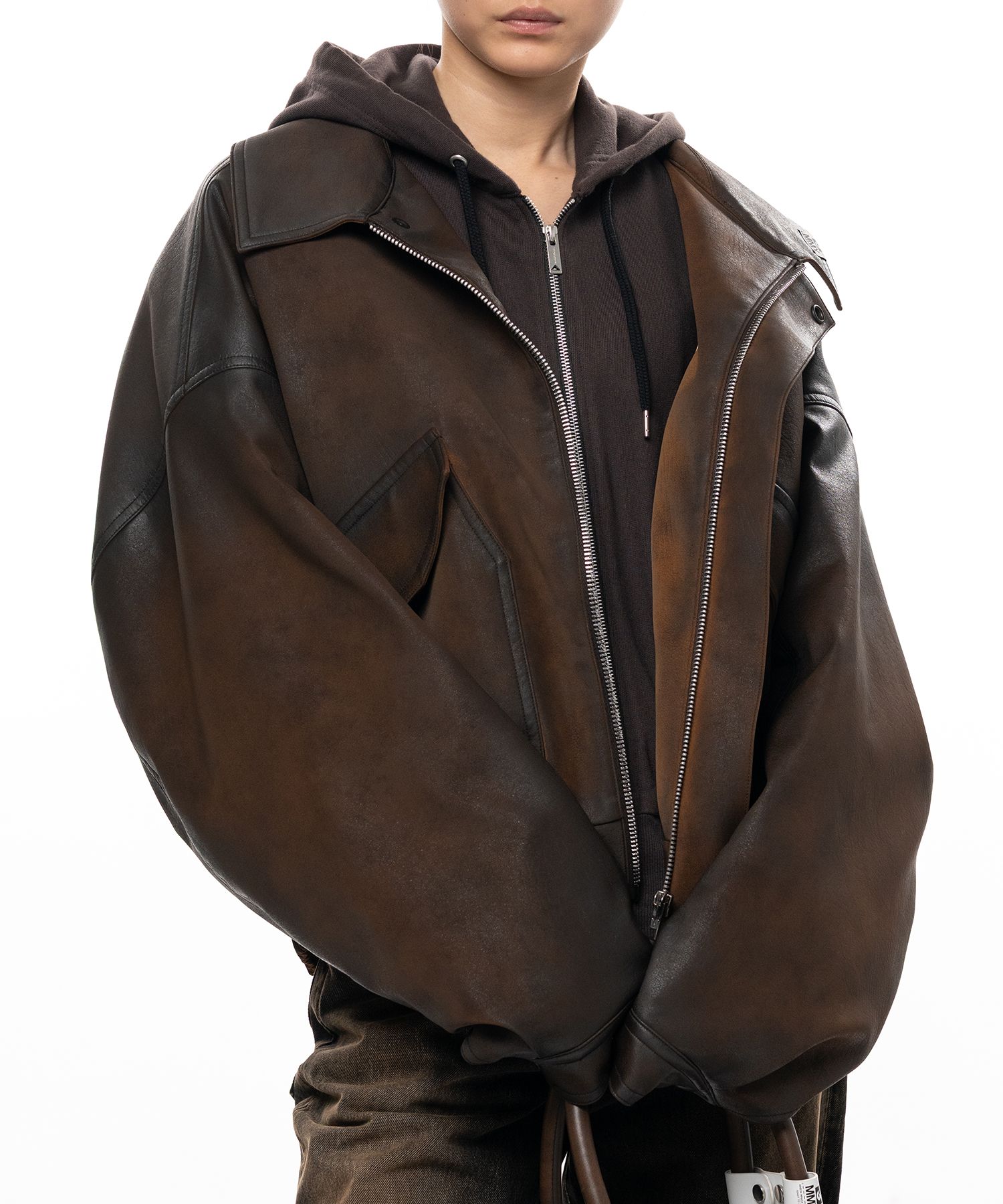 Shifted Layer Coated Jacket