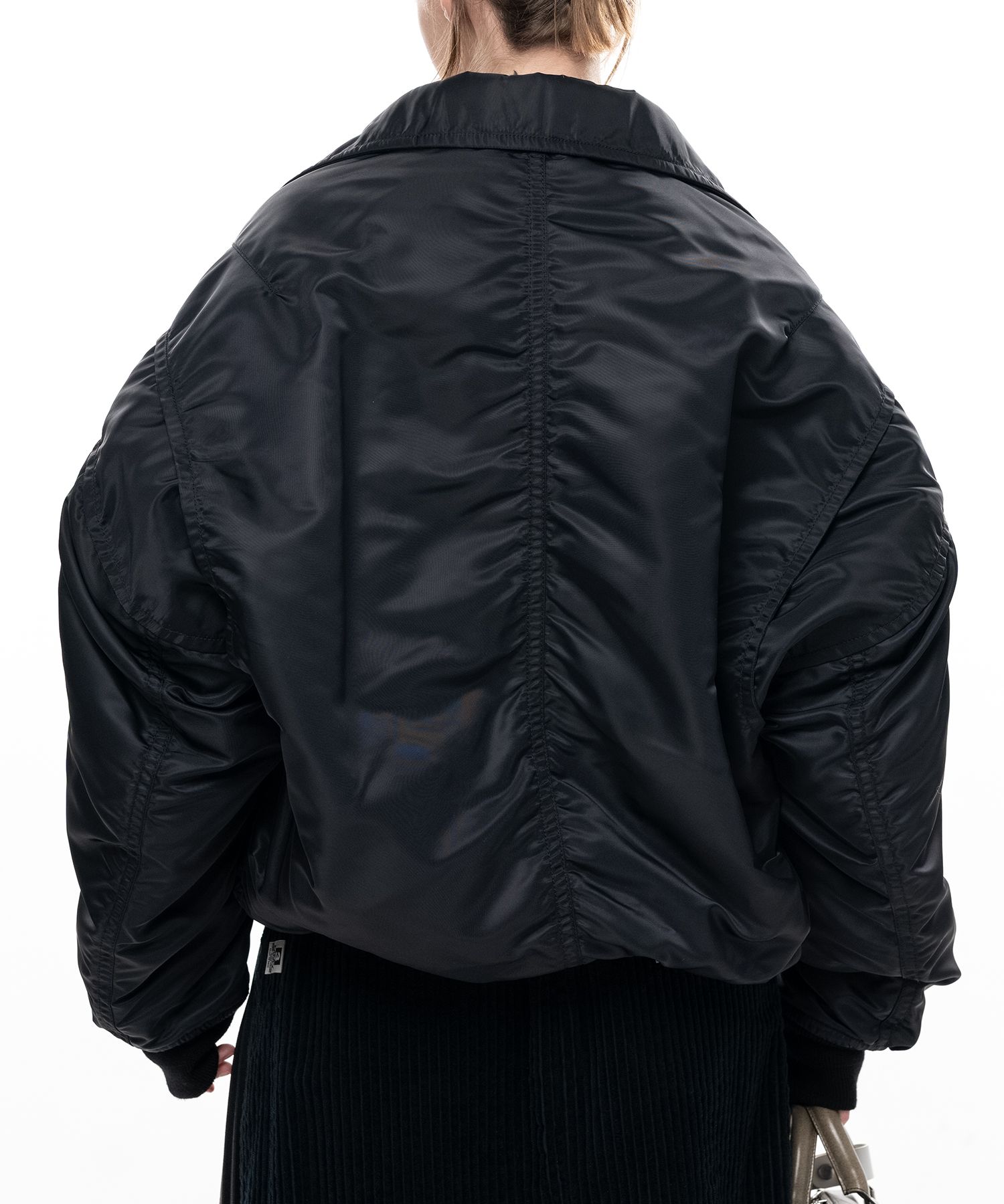 Shifted Layer Flight Jacket