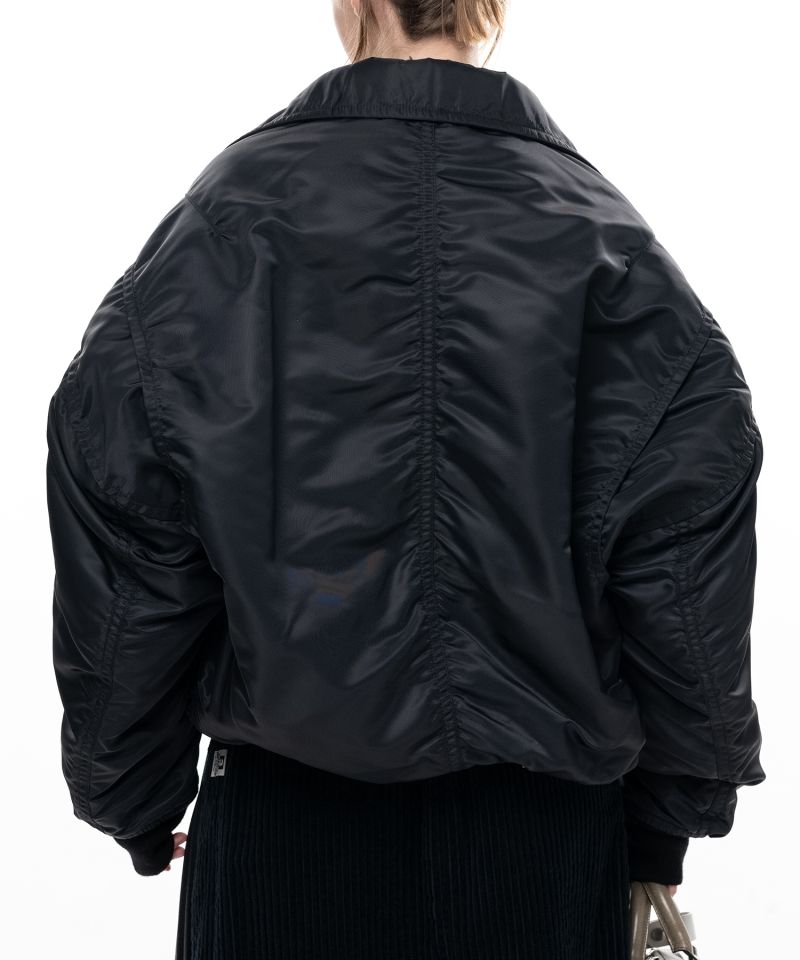 Shifted Layer Flight Jacket