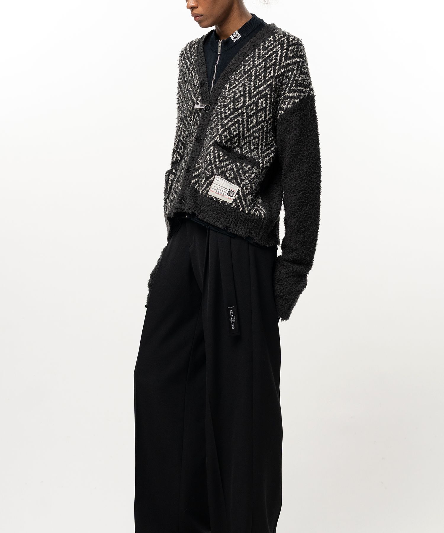 Layered Knit Cardigan