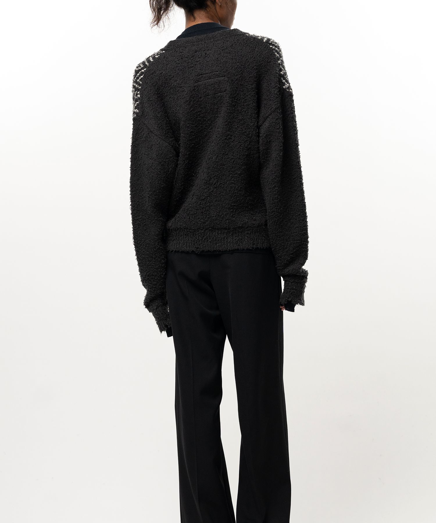 Layered Knit Cardigan
