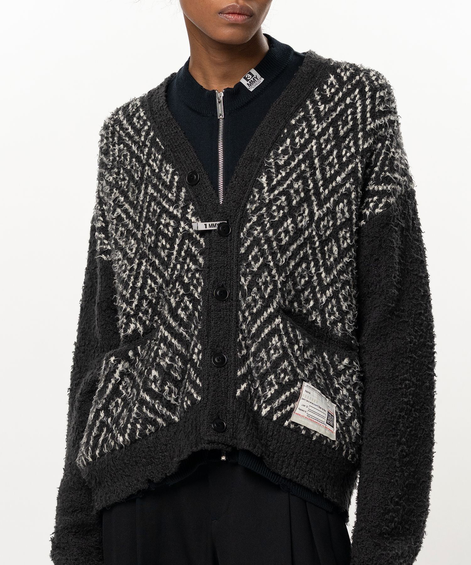 Layered Knit Cardigan