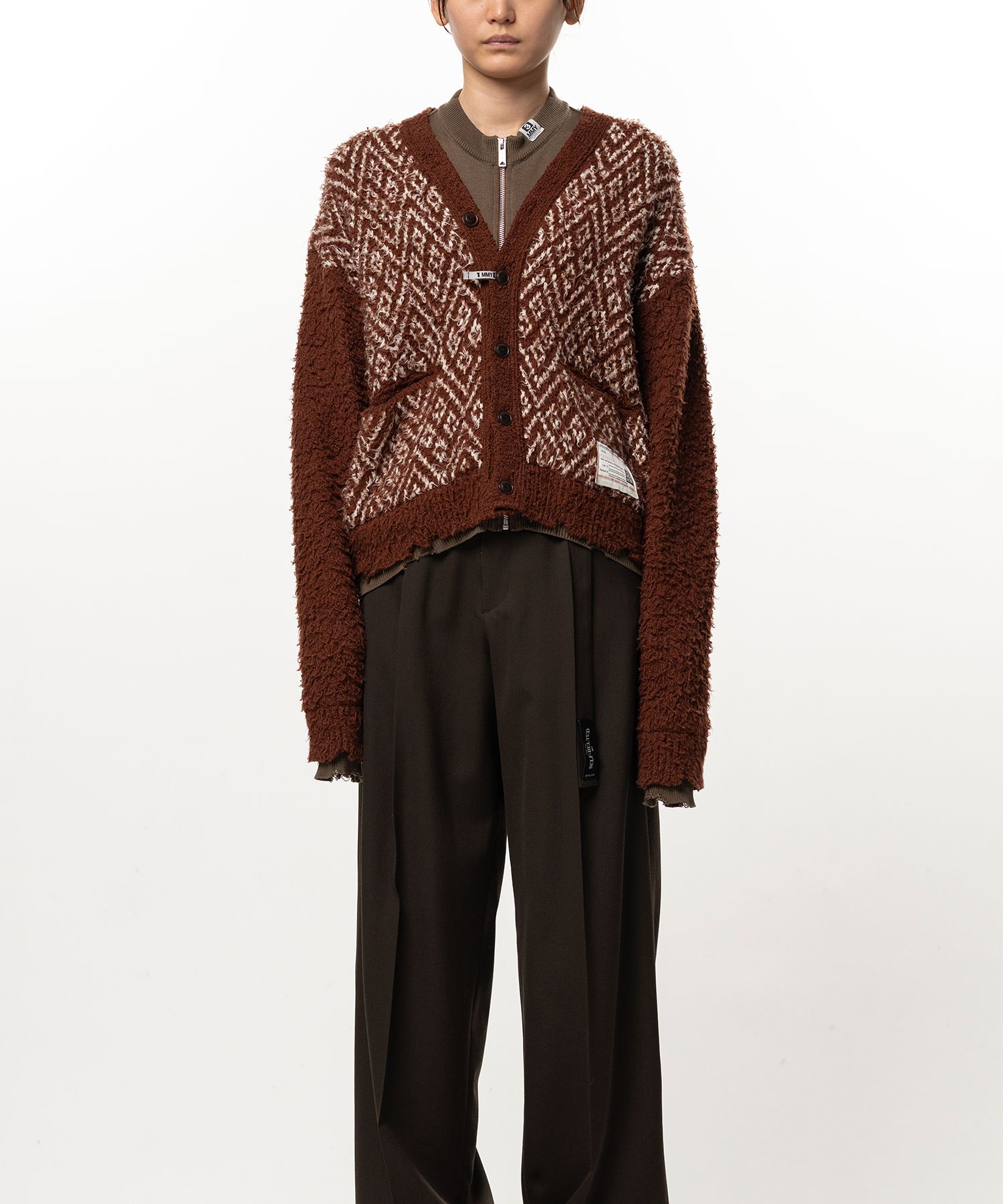 Layered Knit Cardigan