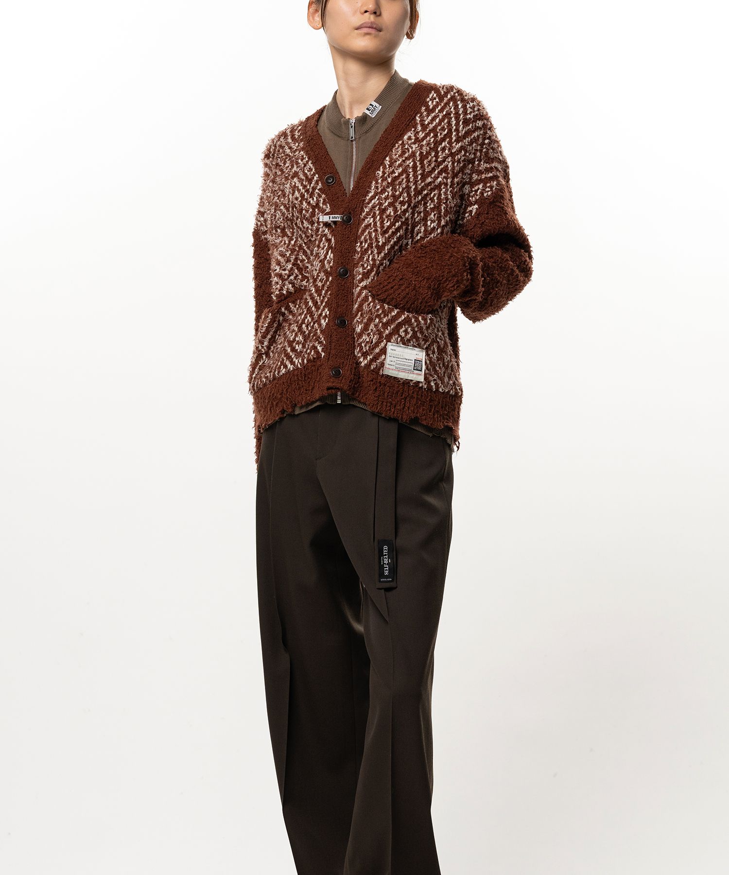 Layered Knit Cardigan