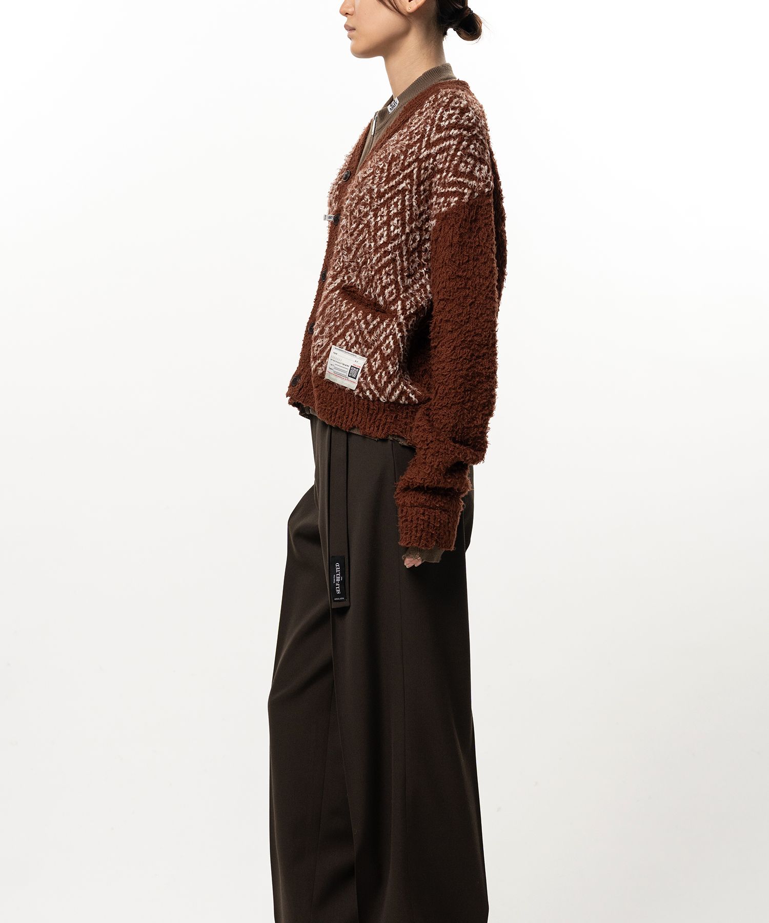 Layered Knit Cardigan