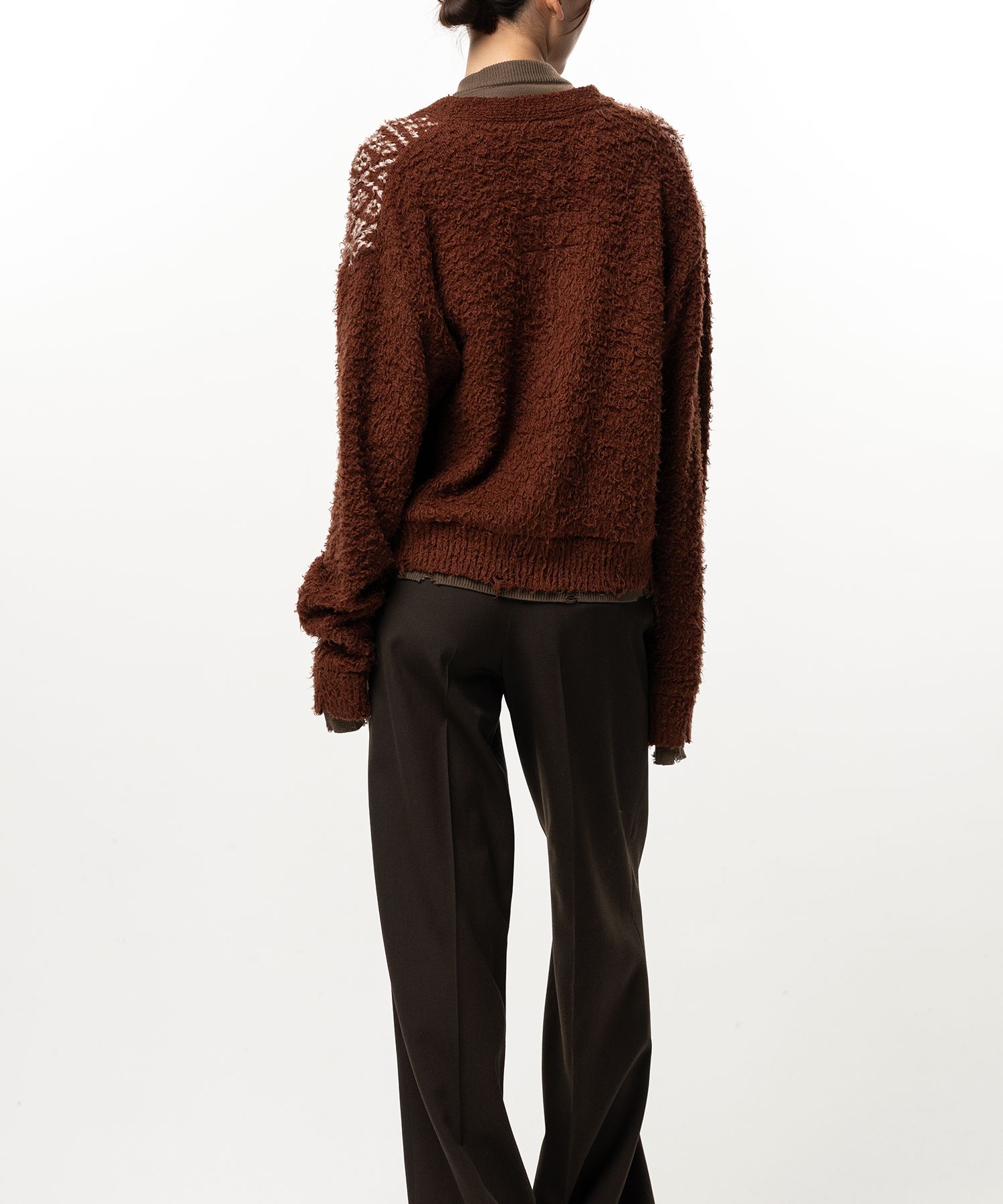 Layered Knit Cardigan