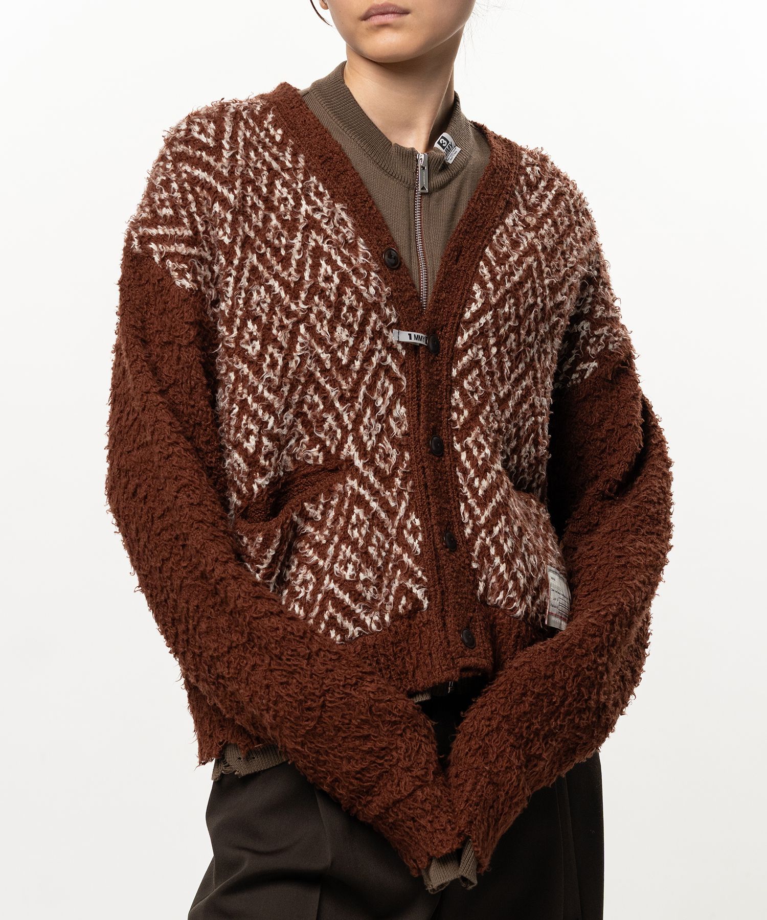 Layered Knit Cardigan