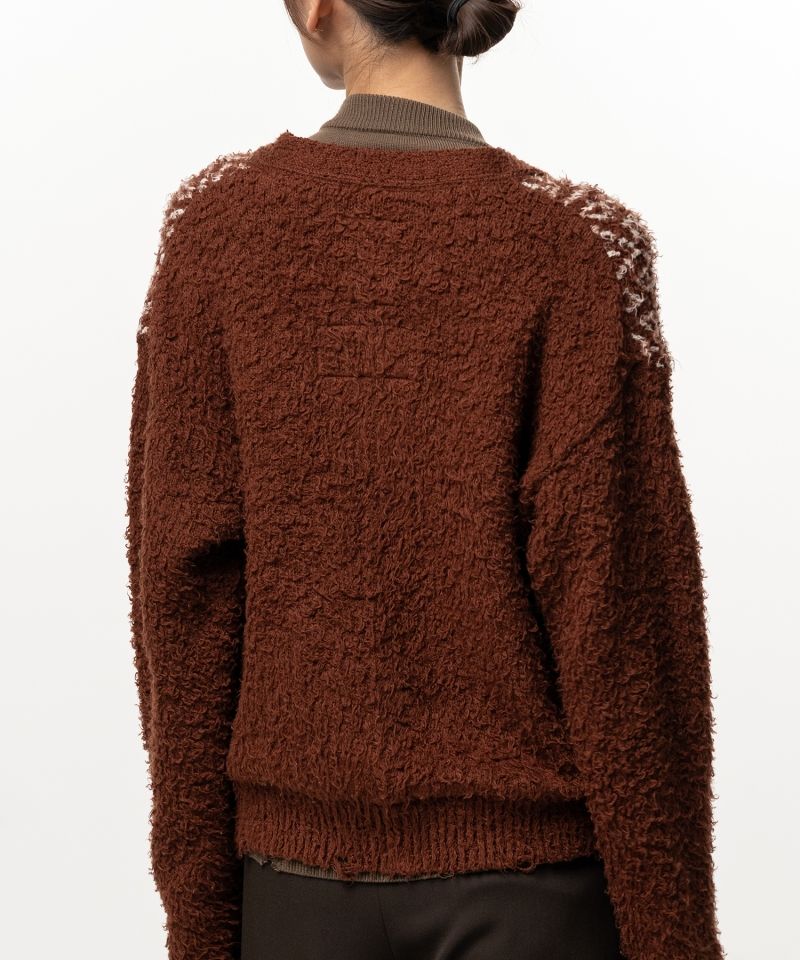 Layered Knit Cardigan