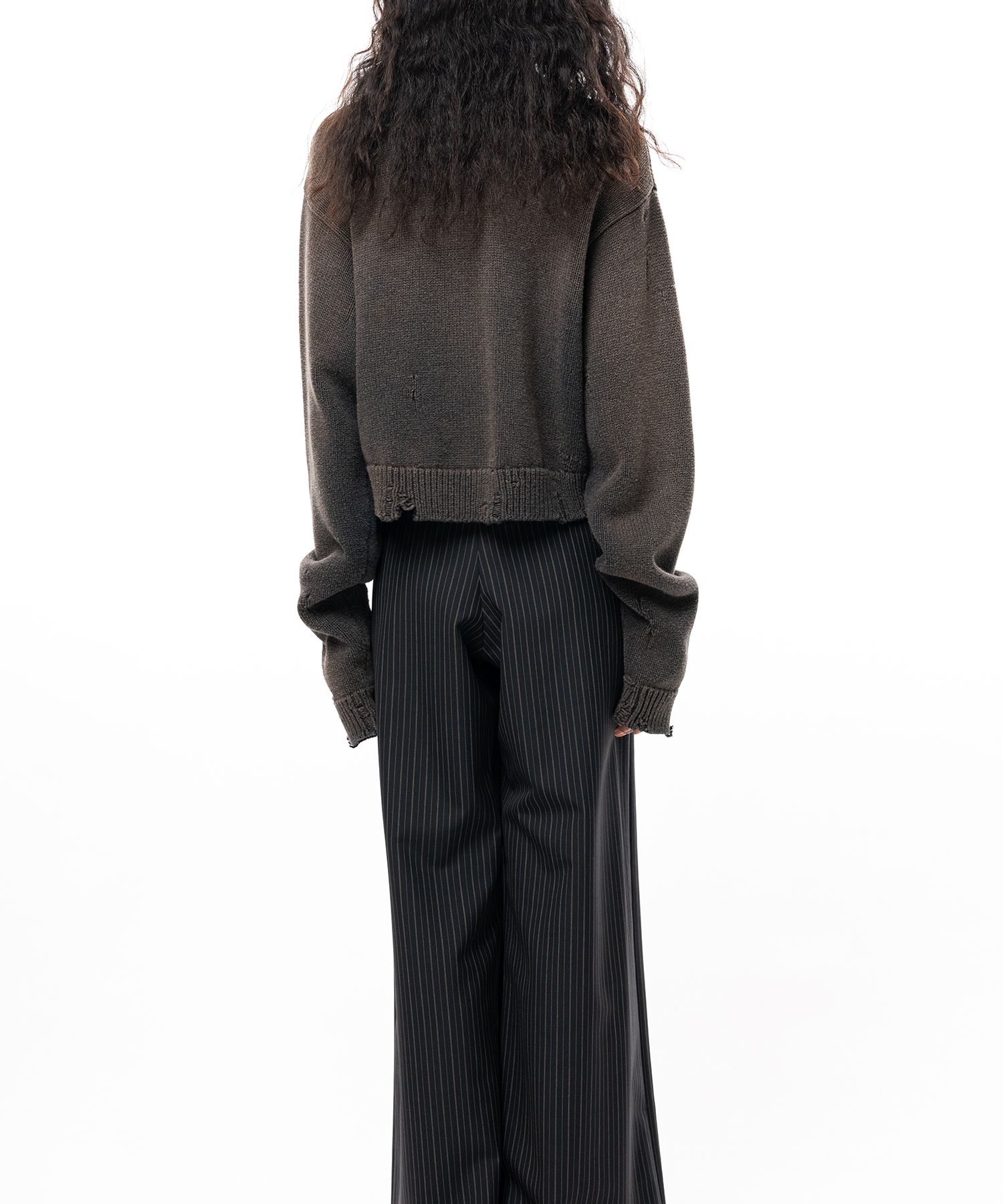 Sheep Jacquard Knit Cardigan