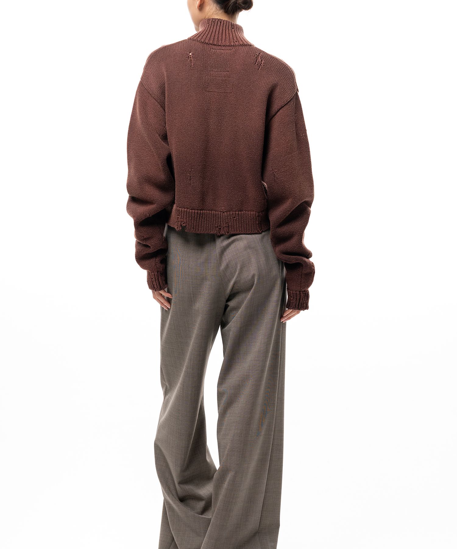 Sheep Jacquard Knit Cardigan