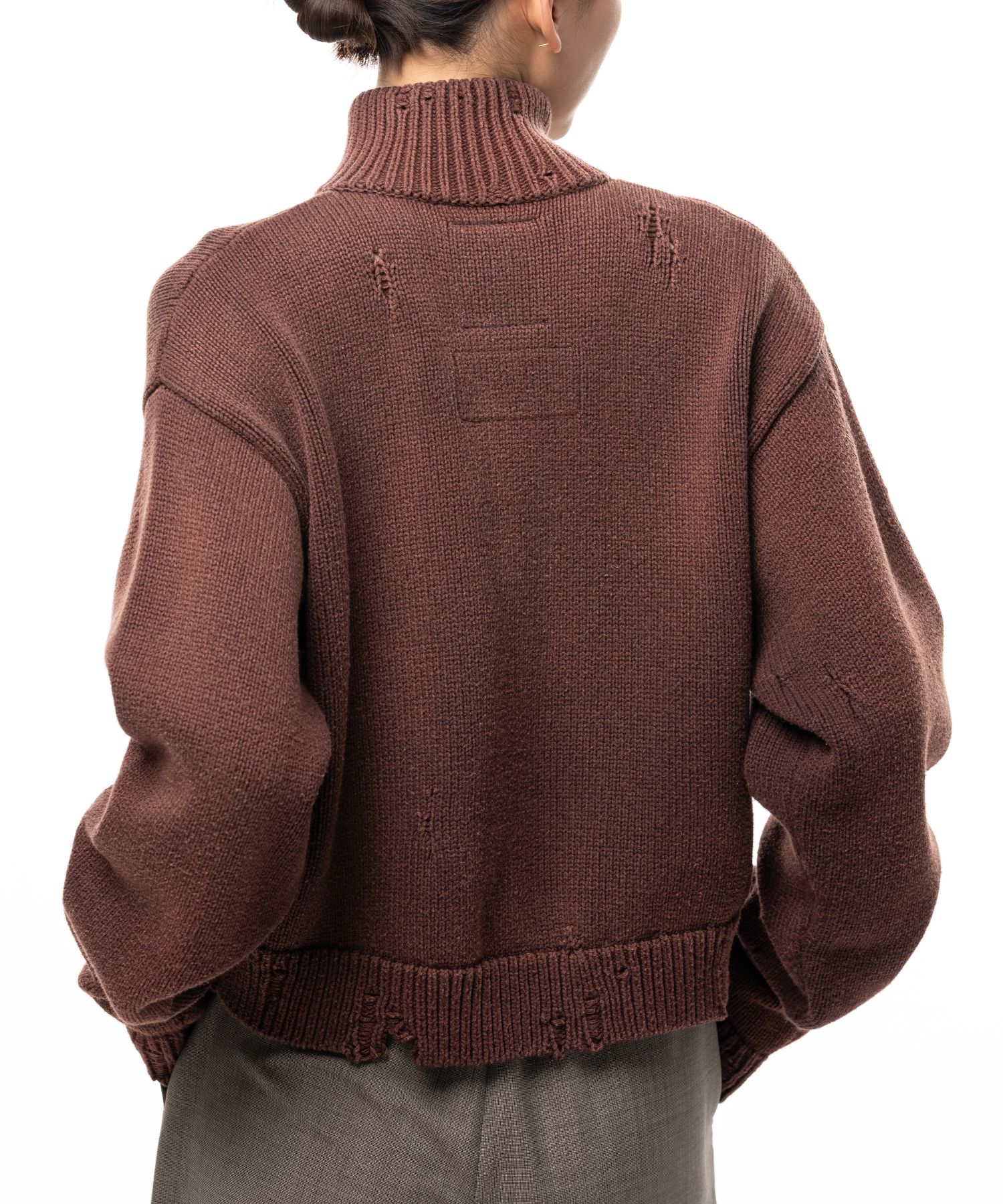 Sheep Jacquard Knit Cardigan