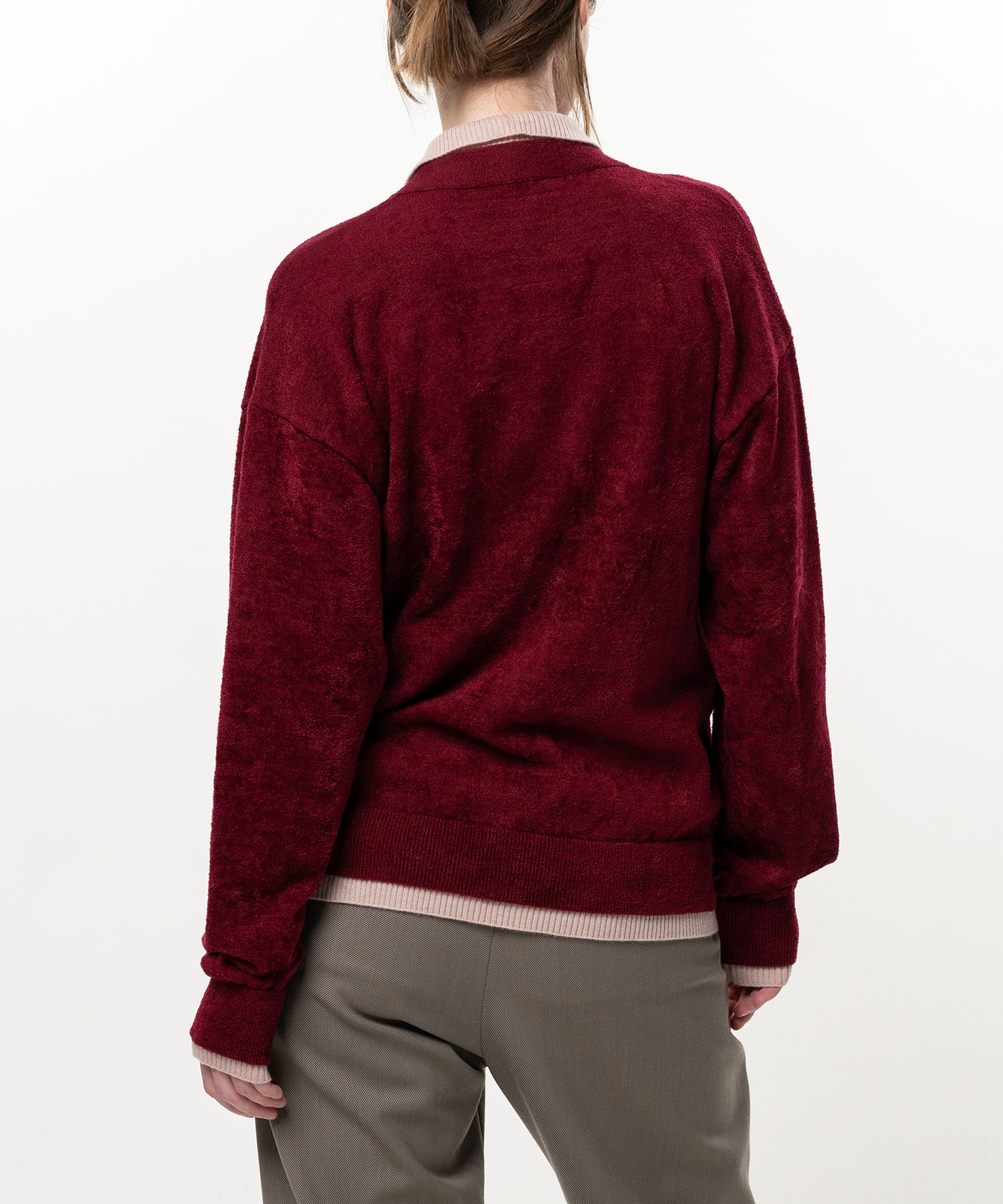 Layered Knit Cardigan