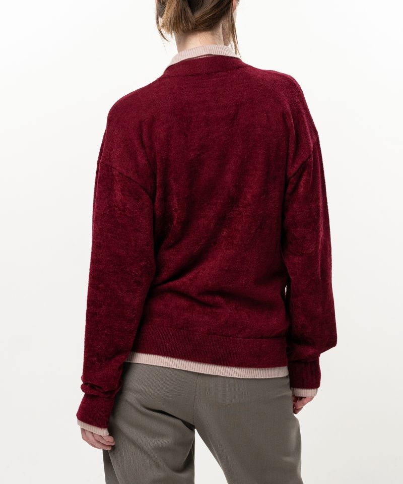 Layered Knit Cardigan