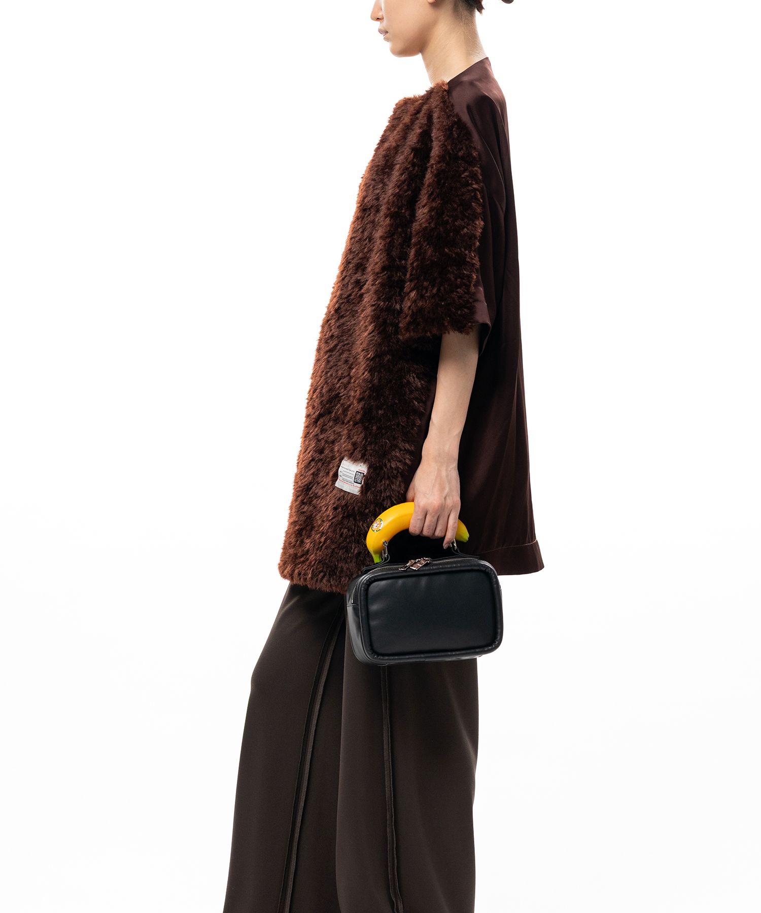 Faux Fur Cropped Dress
