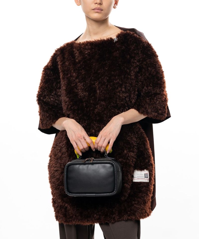 Faux Fur Cropped Dress