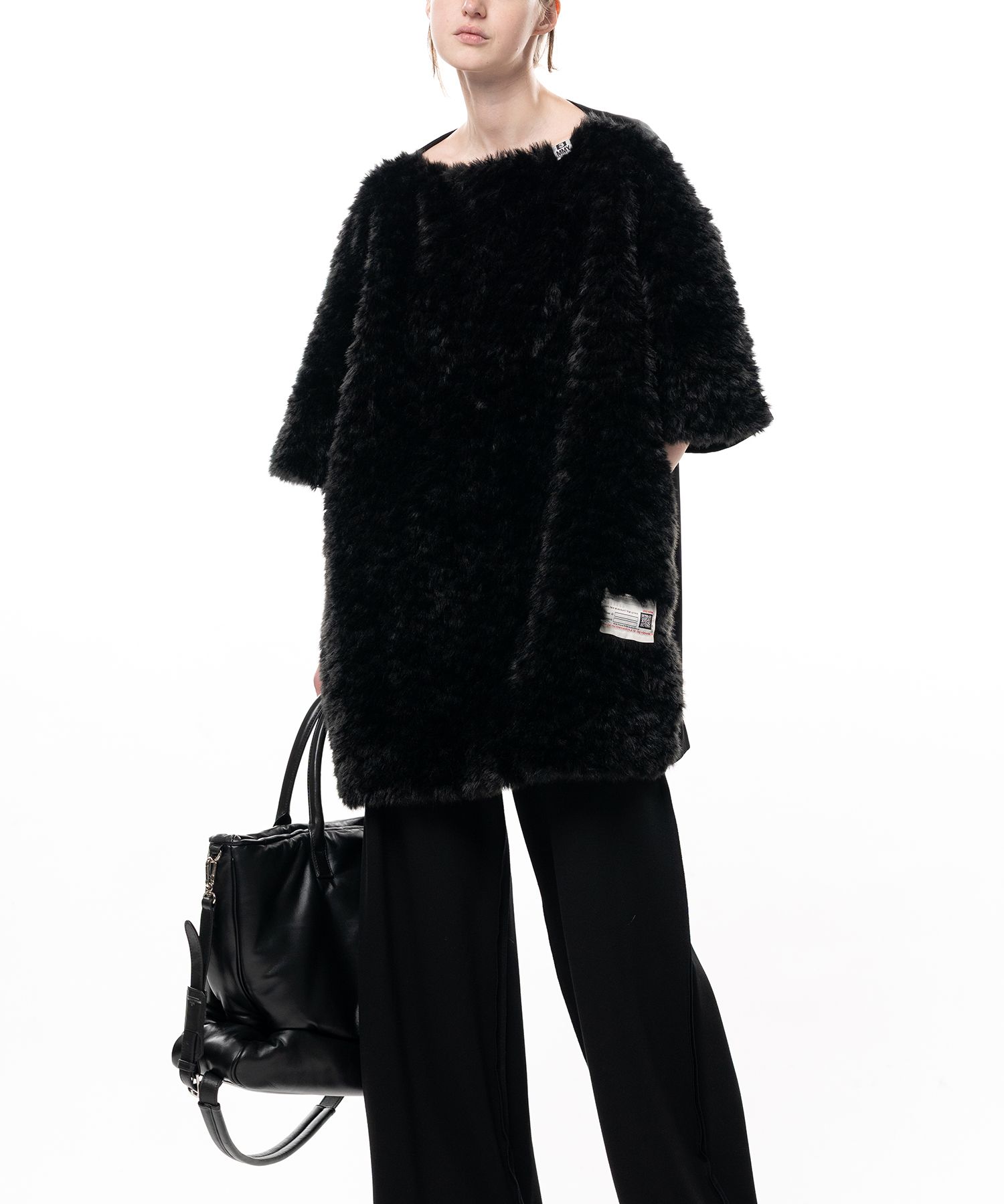 Faux Fur Cropped Dress