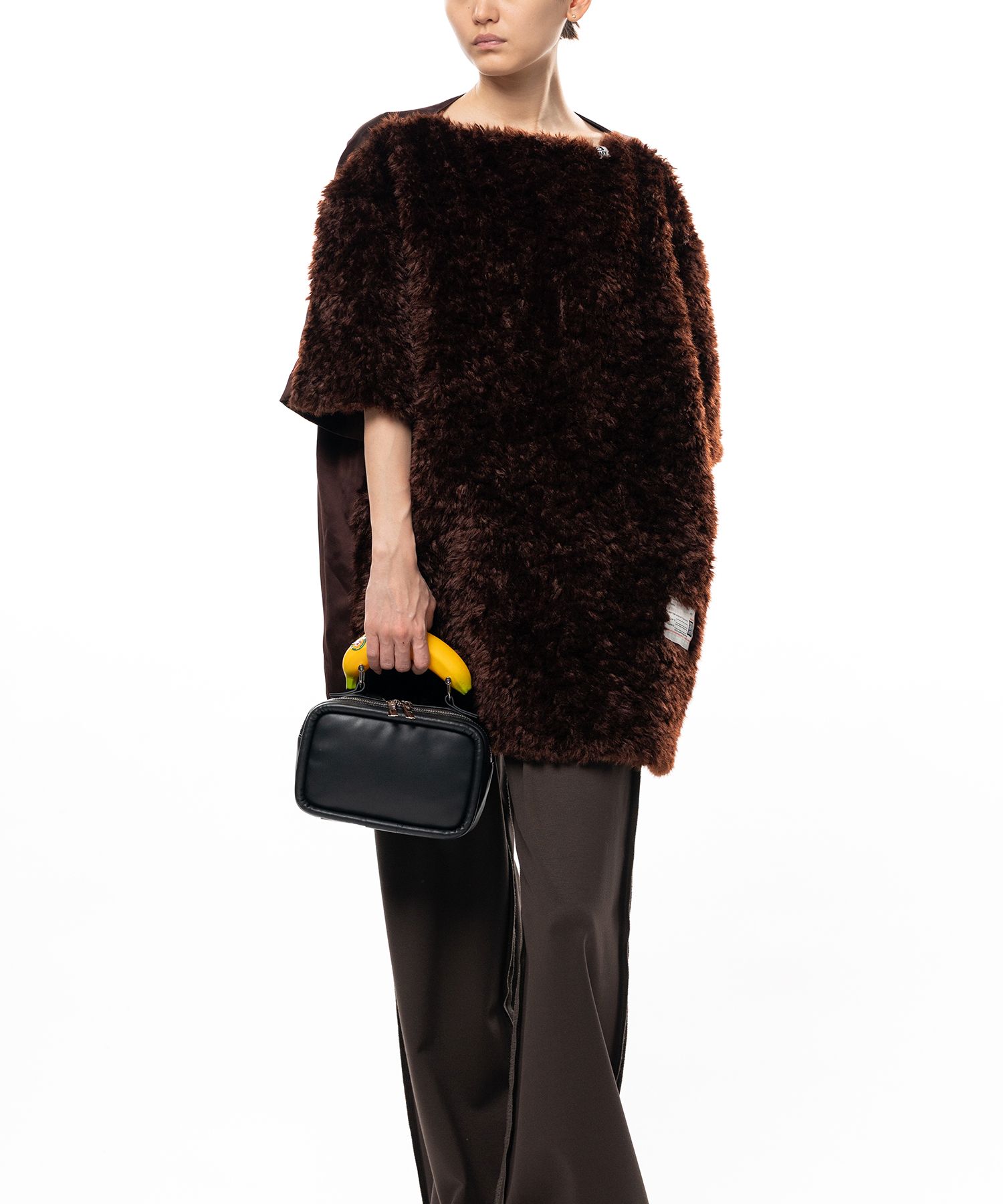 Faux Fur Cropped Dress