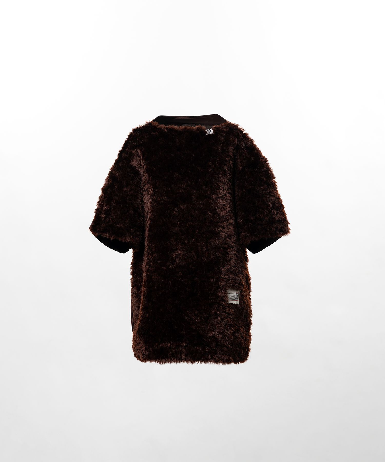 Faux Fur Cropped Dress