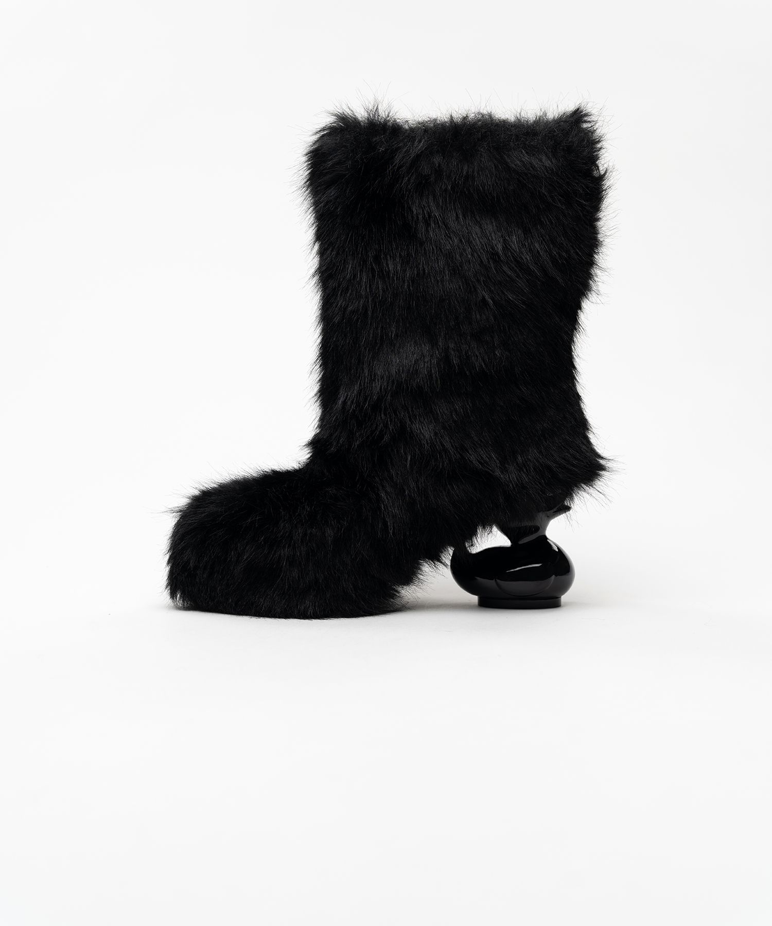 Duck Heel Fur Boots