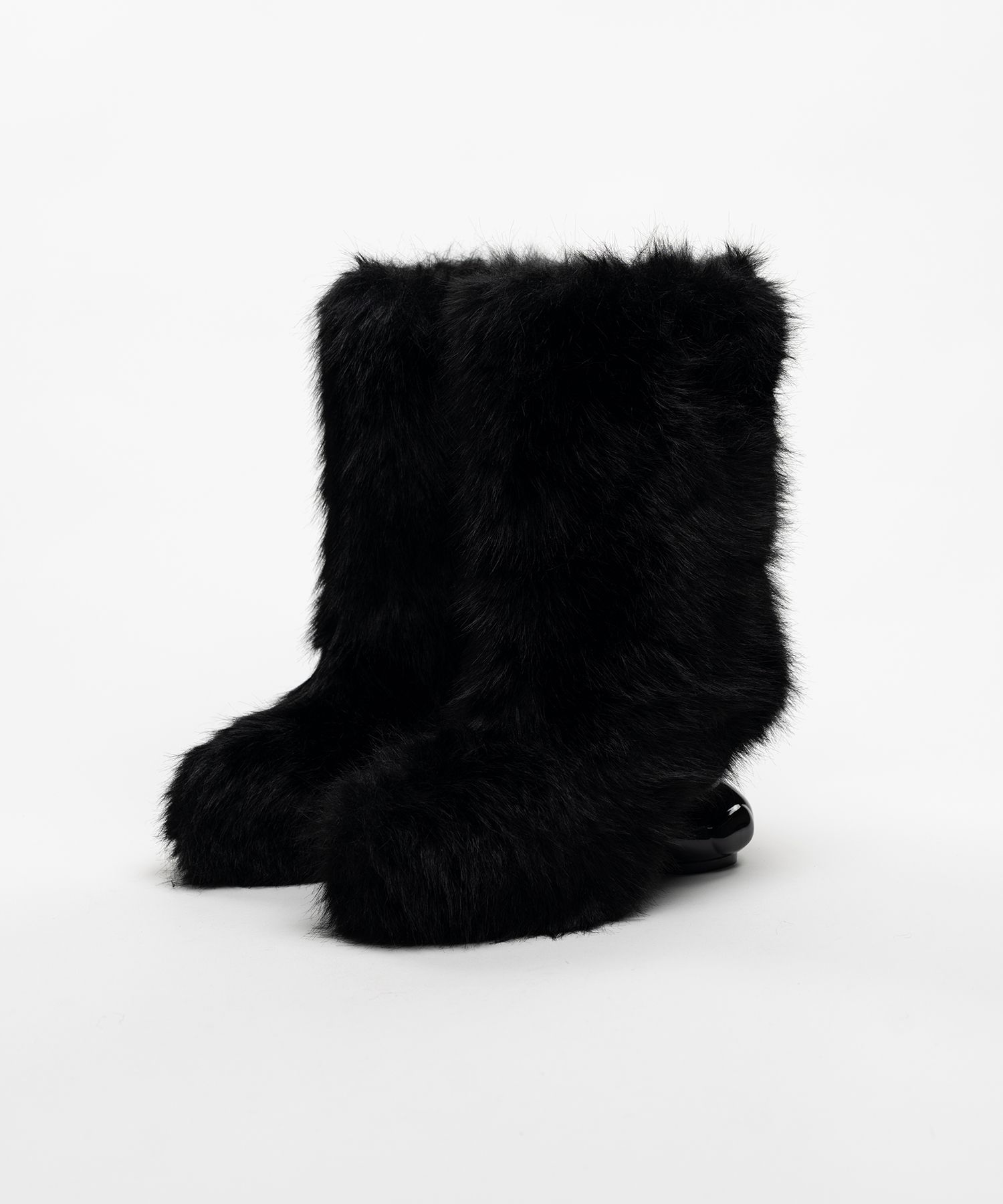 Duck Heel Fur Boots