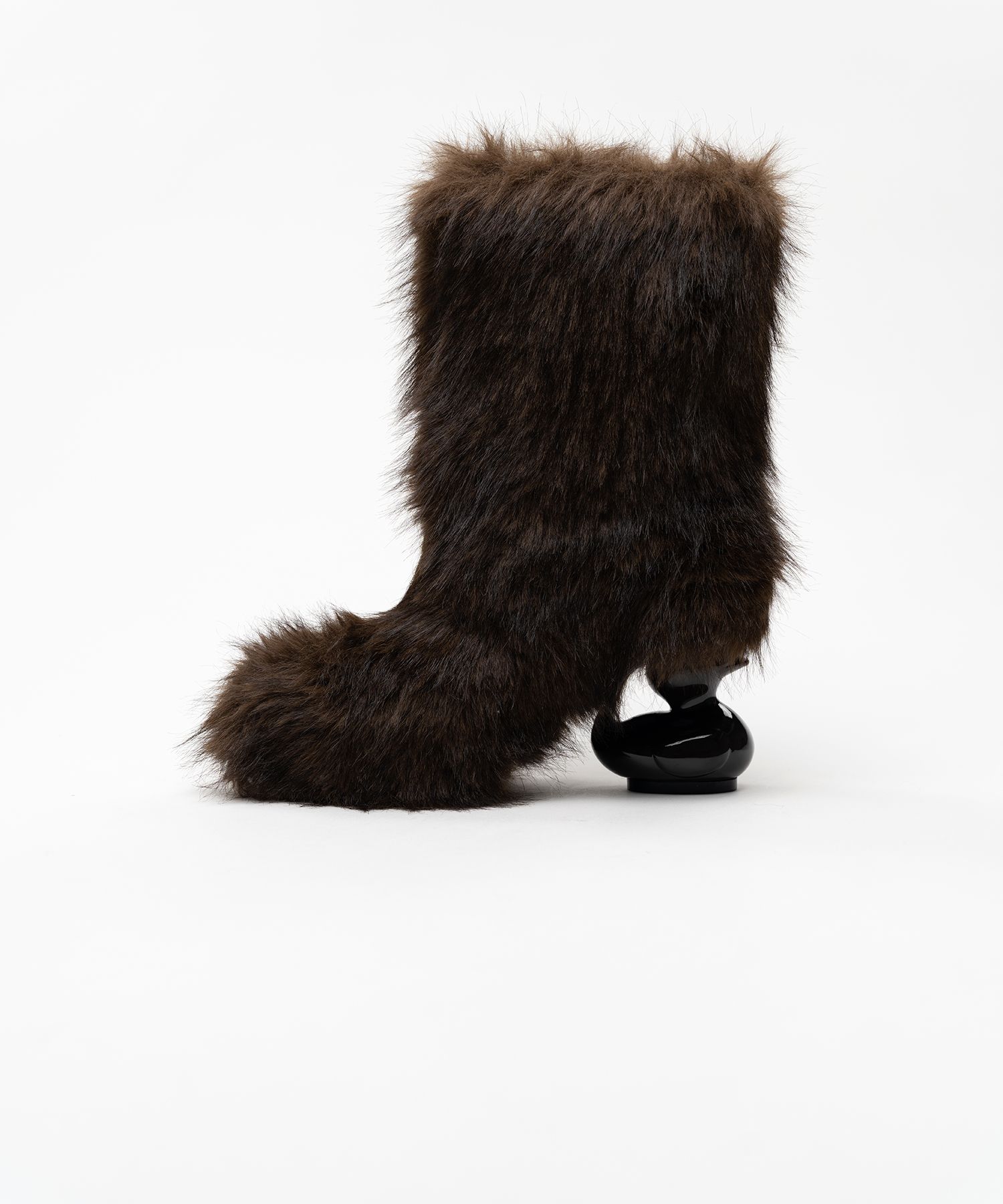 Duck Heel Fur Boots