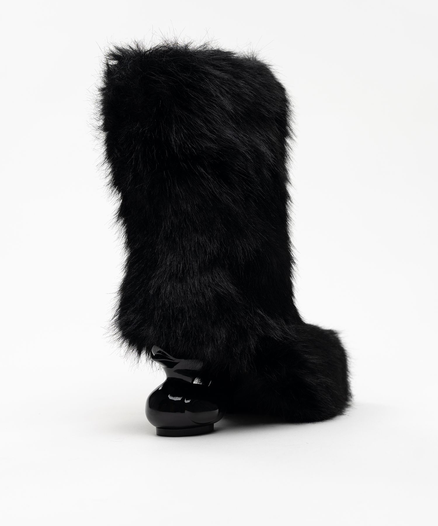 Duck Heel Fur Boots
