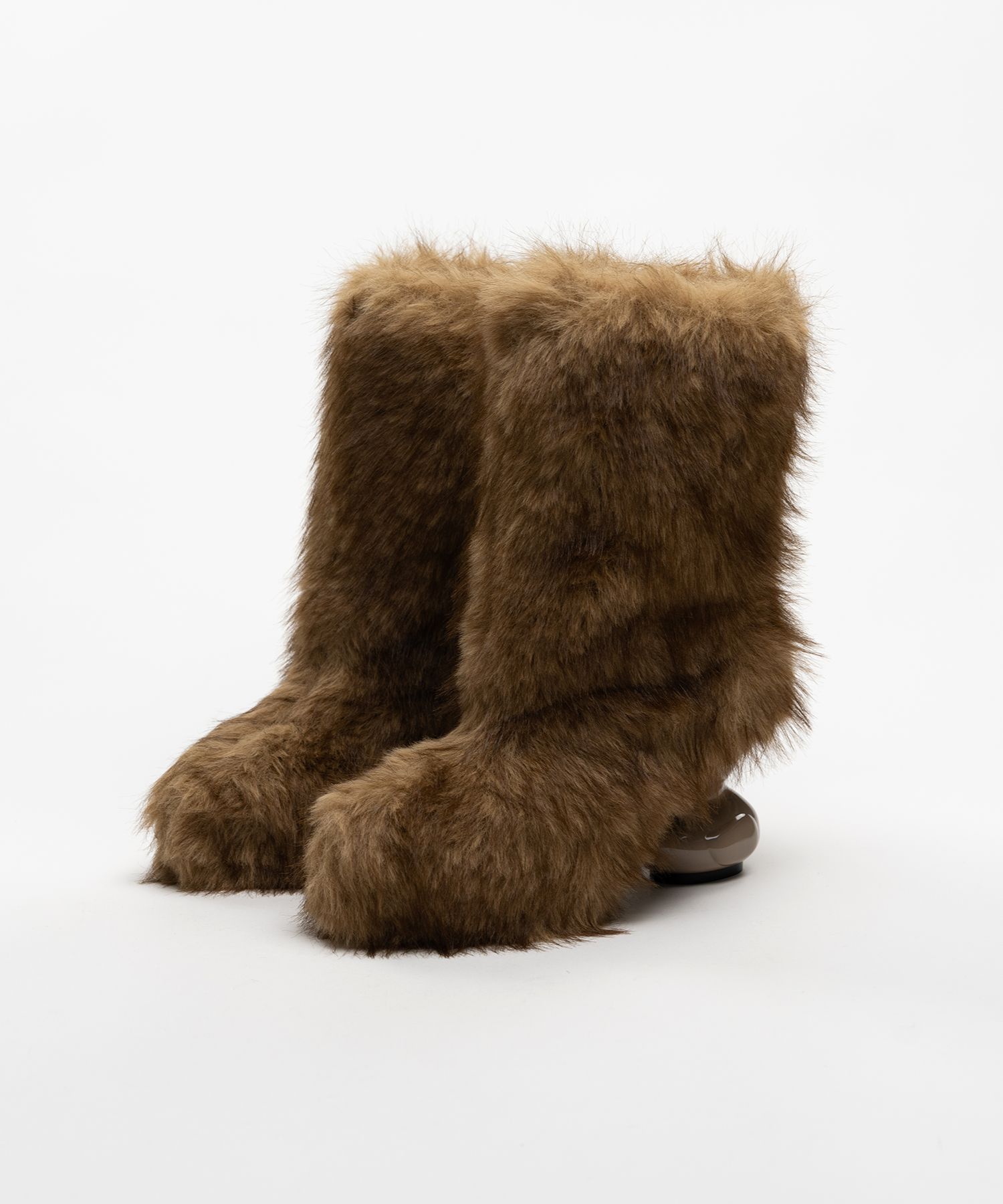 Duck Heel Fur Boots