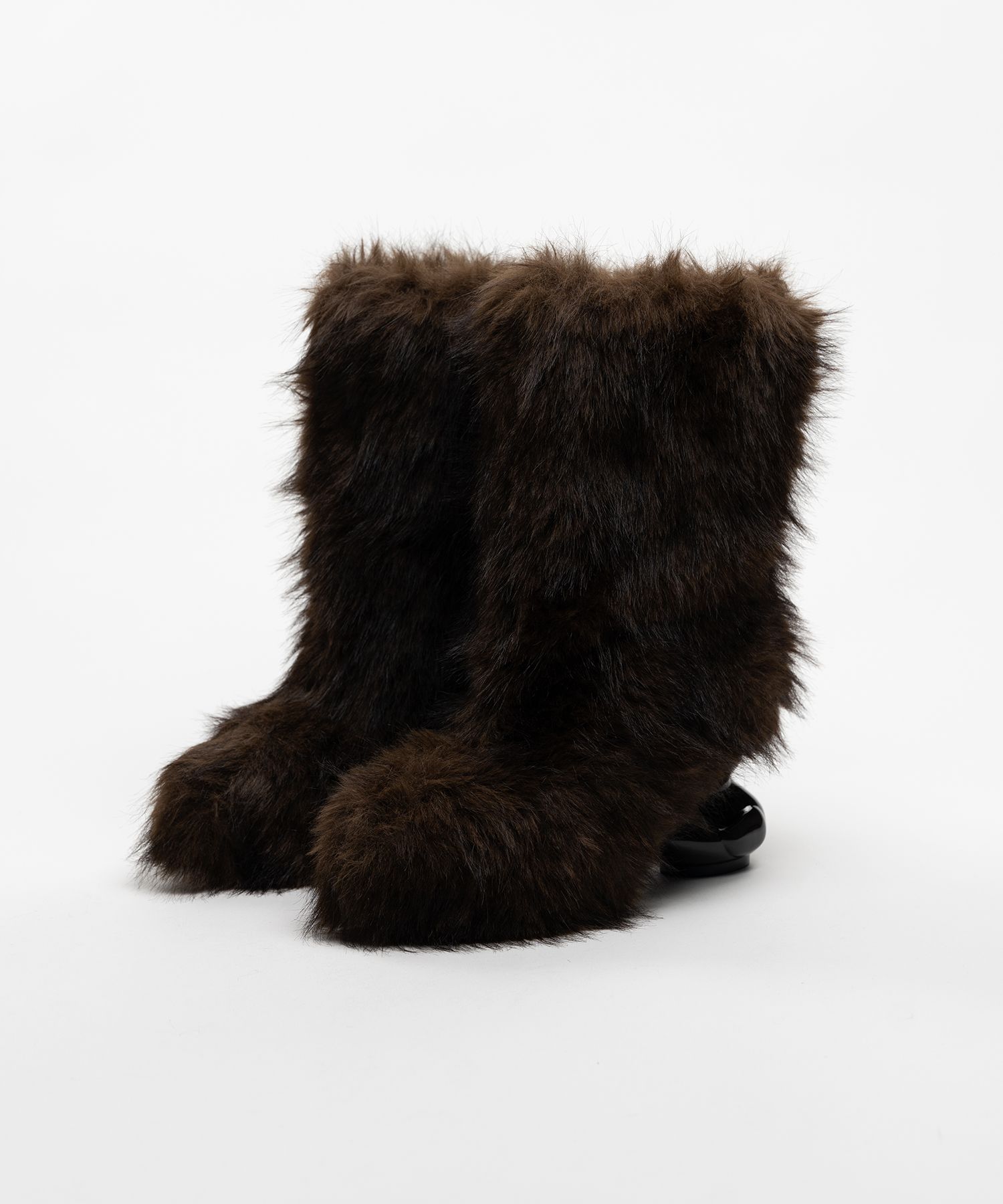 Duck Heel Fur Boots