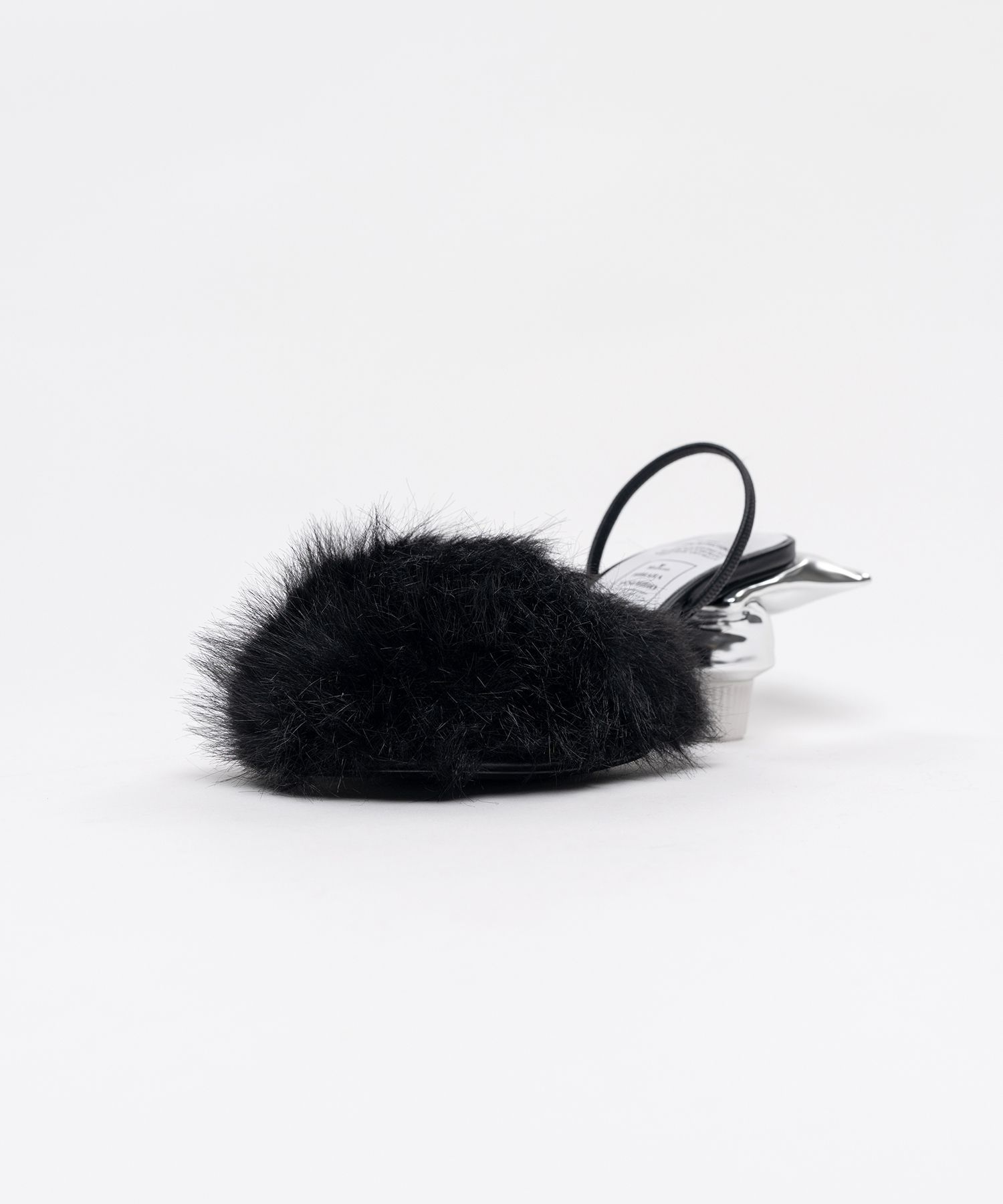 Toothpaste Heel Fur Sandals