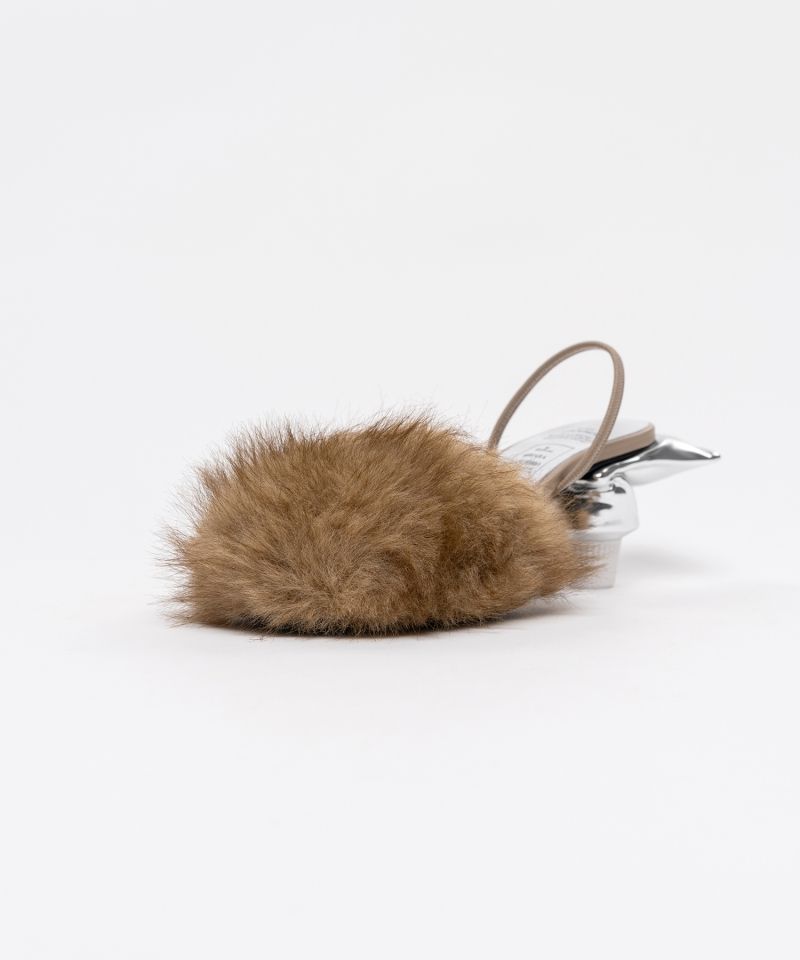 Toothpaste Heel Fur Sandals