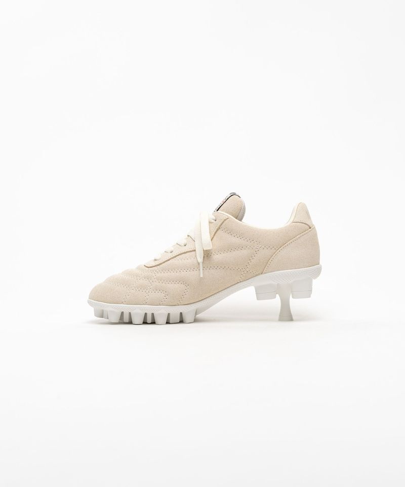 Spike Sole Suede Sneaker Pumps