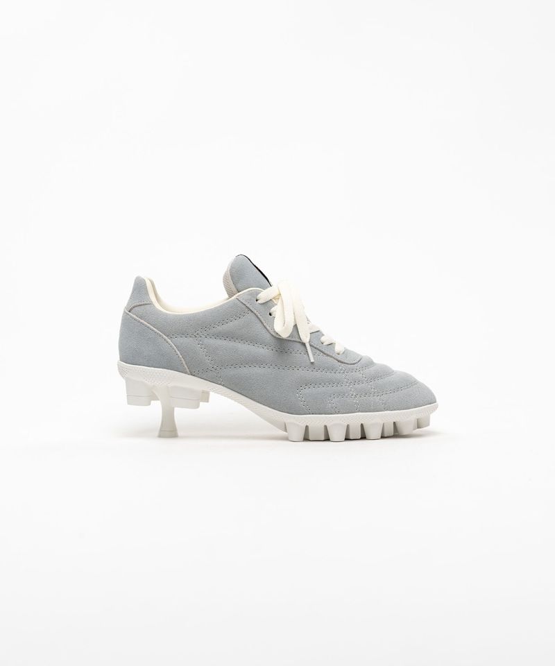 Spike Sole Suede Sneaker Pumps