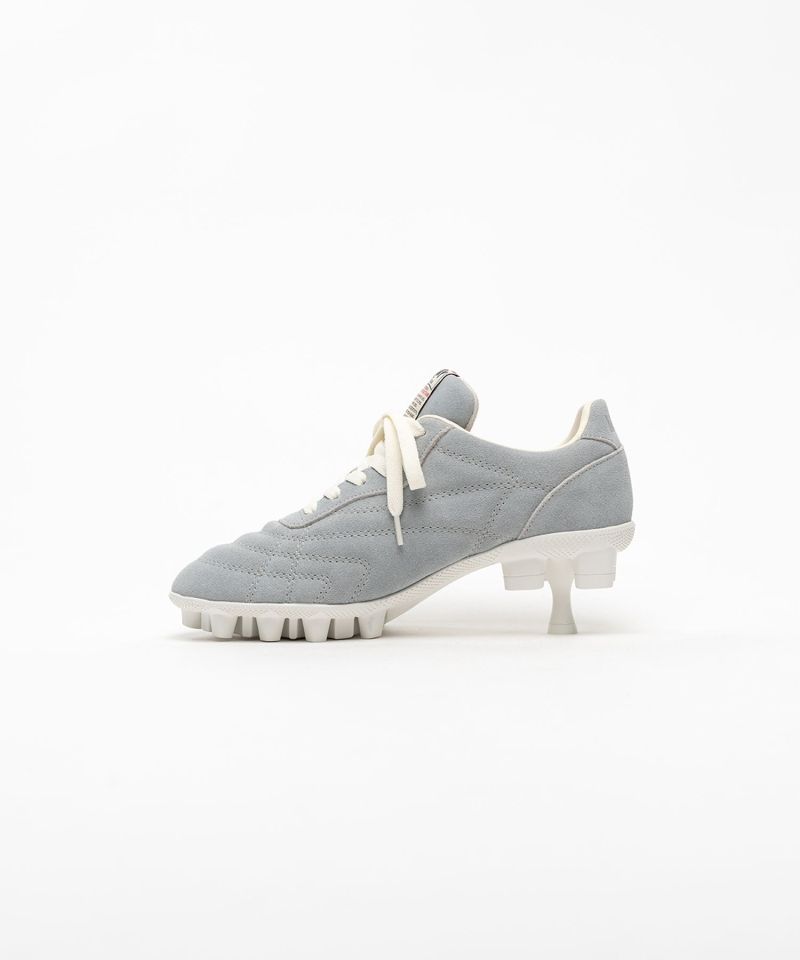 Spike Sole Suede Sneaker Pumps