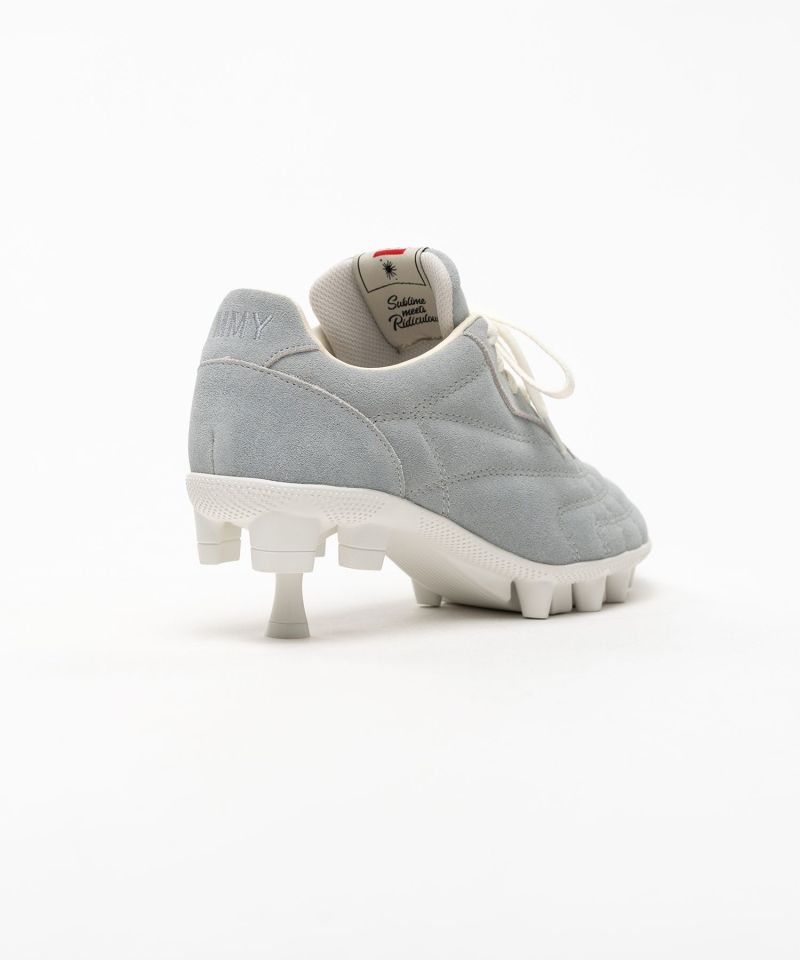 Spike Sole Suede Sneaker Pumps