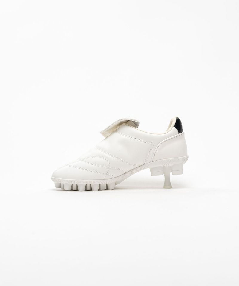 Spike Sole Leather Sneaker Pumps