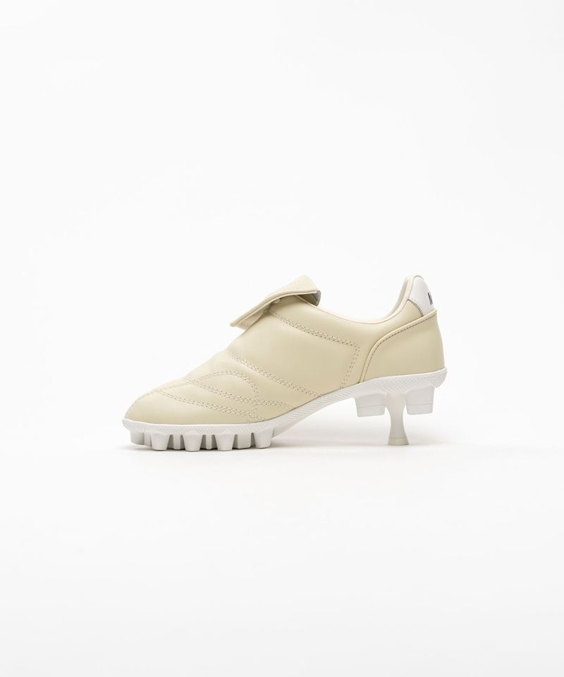 Spike Sole Leather Sneaker Pumps