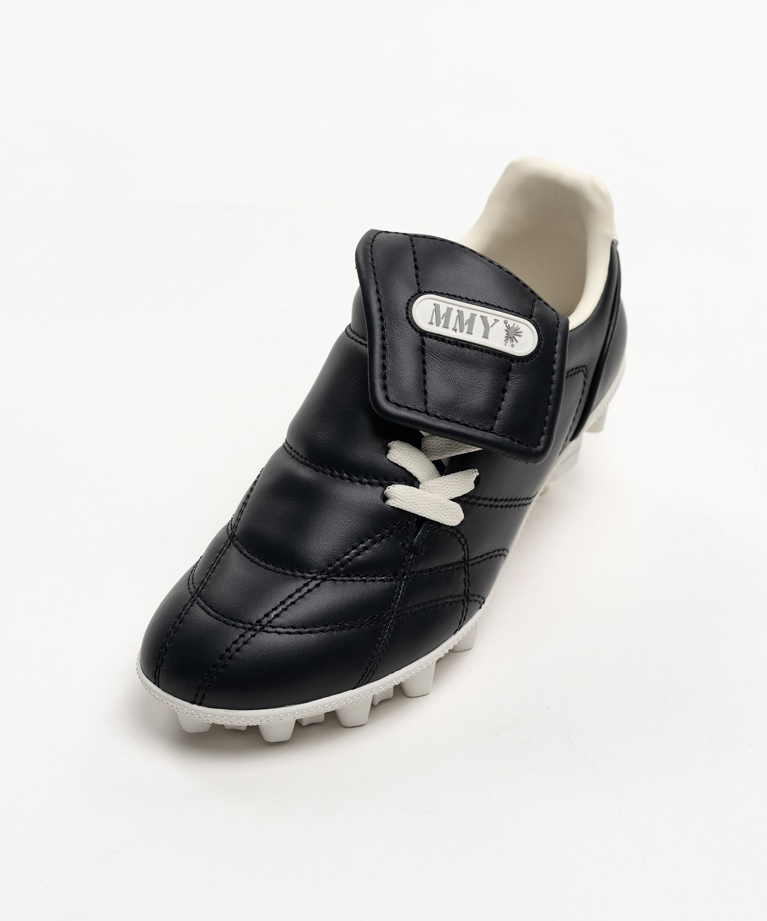 Spike Sole Leather Sneaker Pumps
