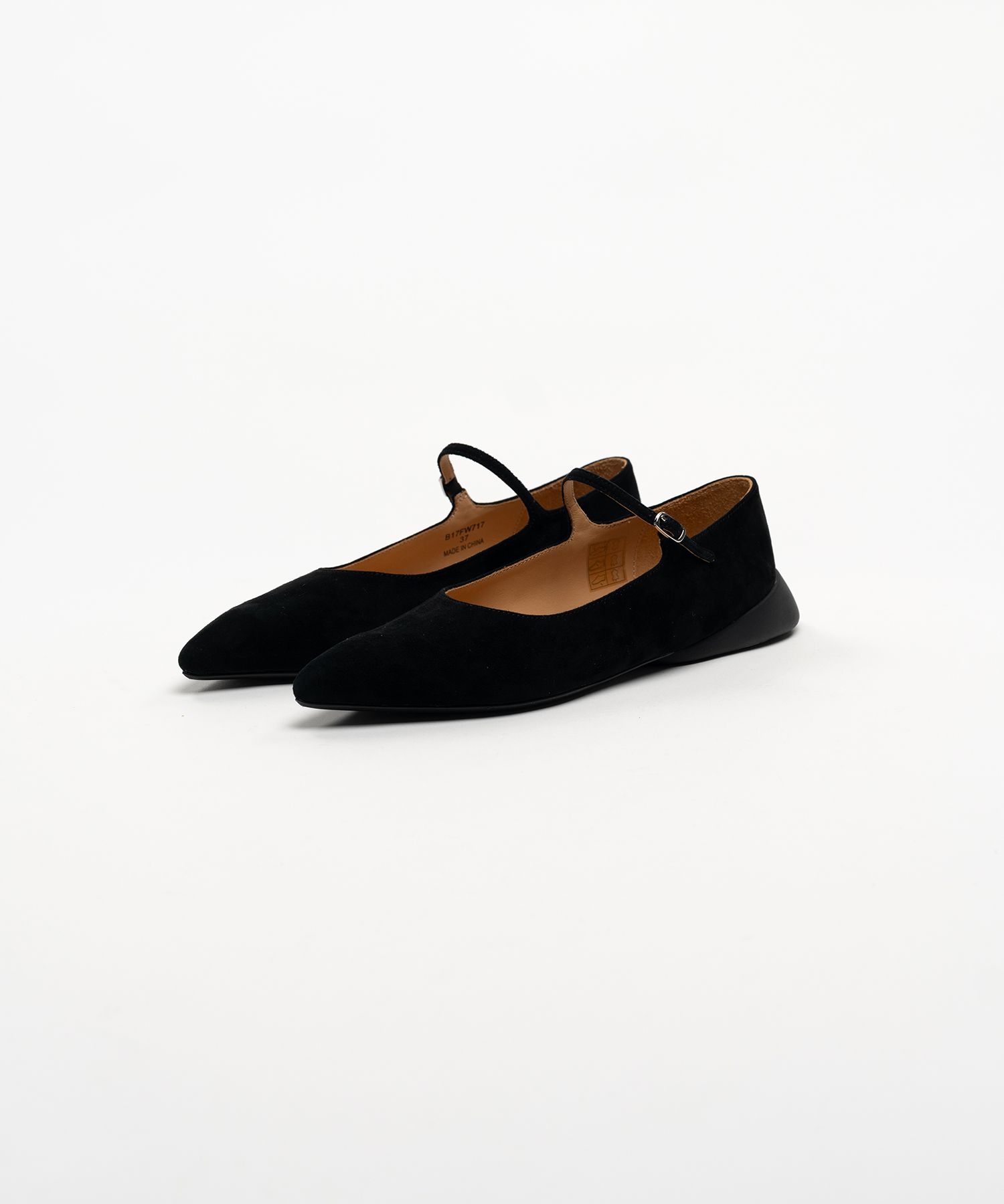 "JANE" Suede Strap Pointed Shoes