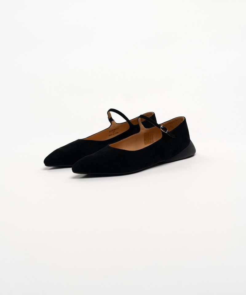 "JANE" Suede Strap Pointed Shoes
