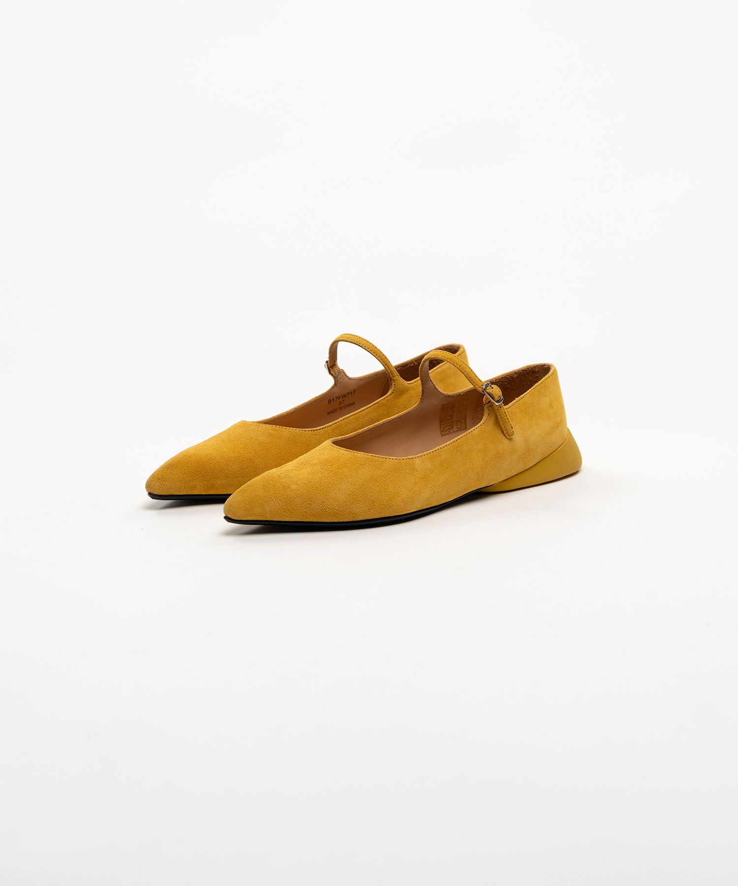 "JANE" Suede Strap Pointed Shoes